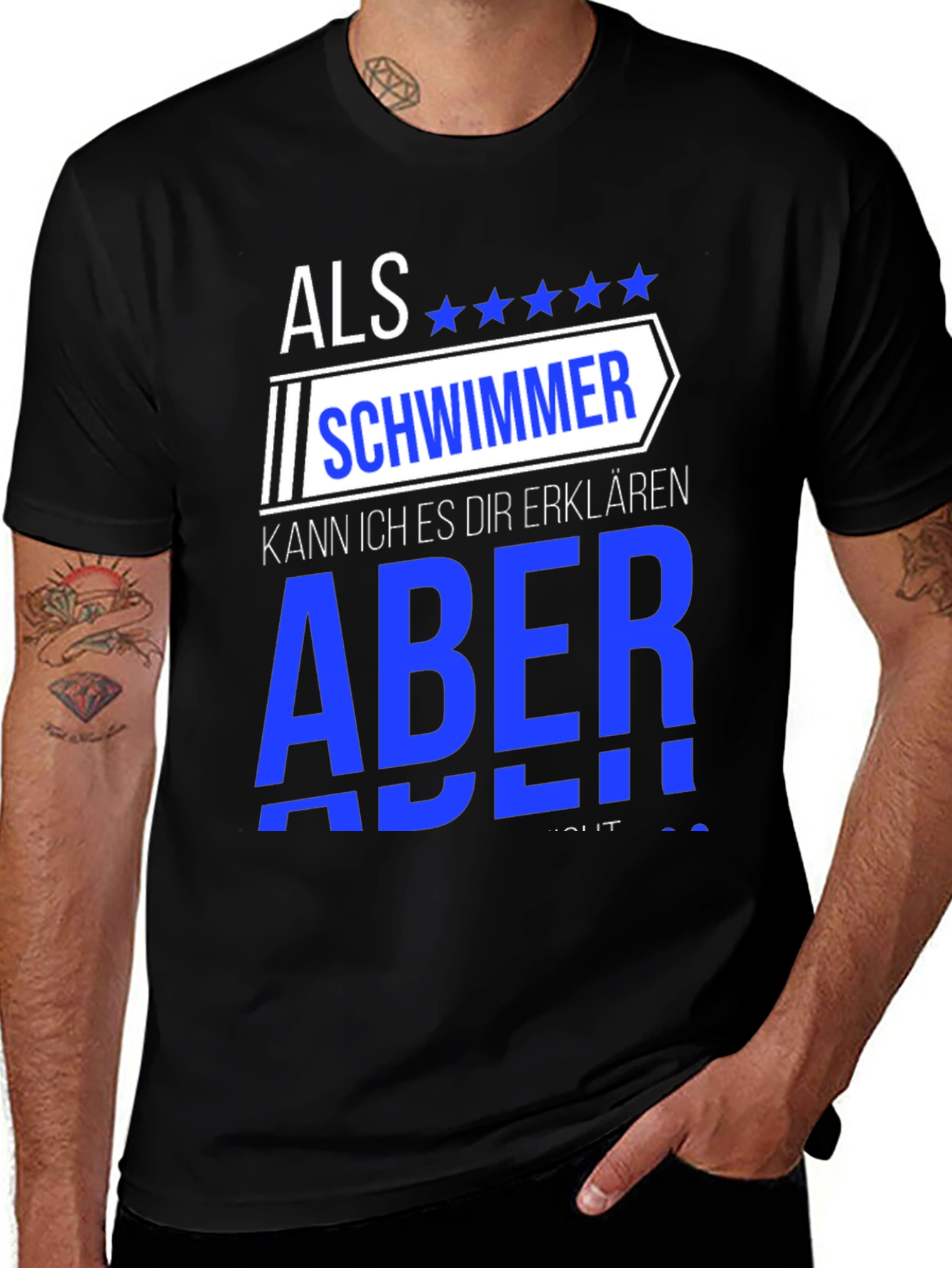 Variant 4 of Funny Swimmer T-Shirt - Als Schwimmer