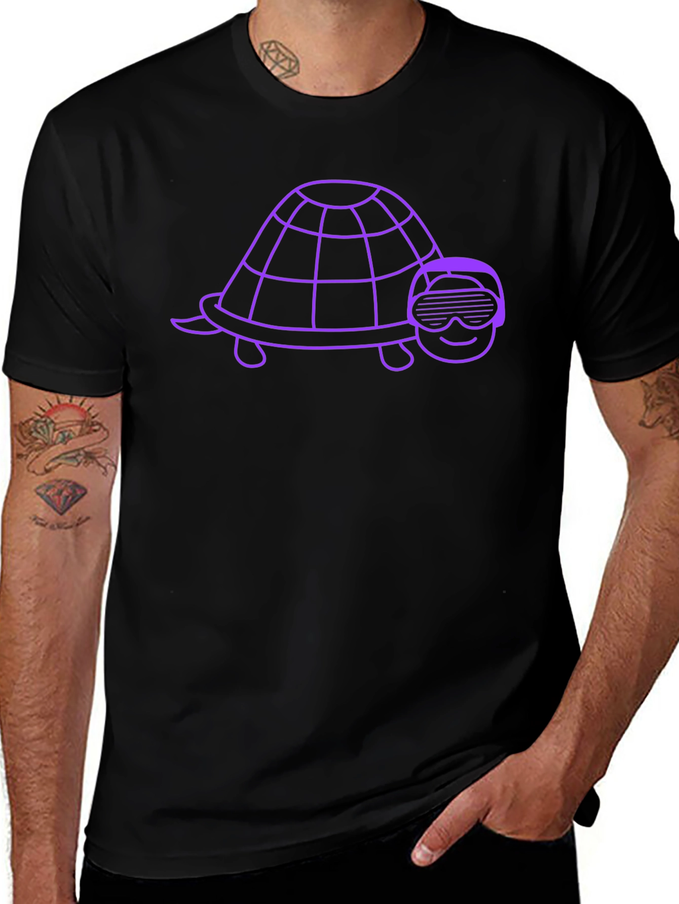 Cyber Turtle Graphic Tee