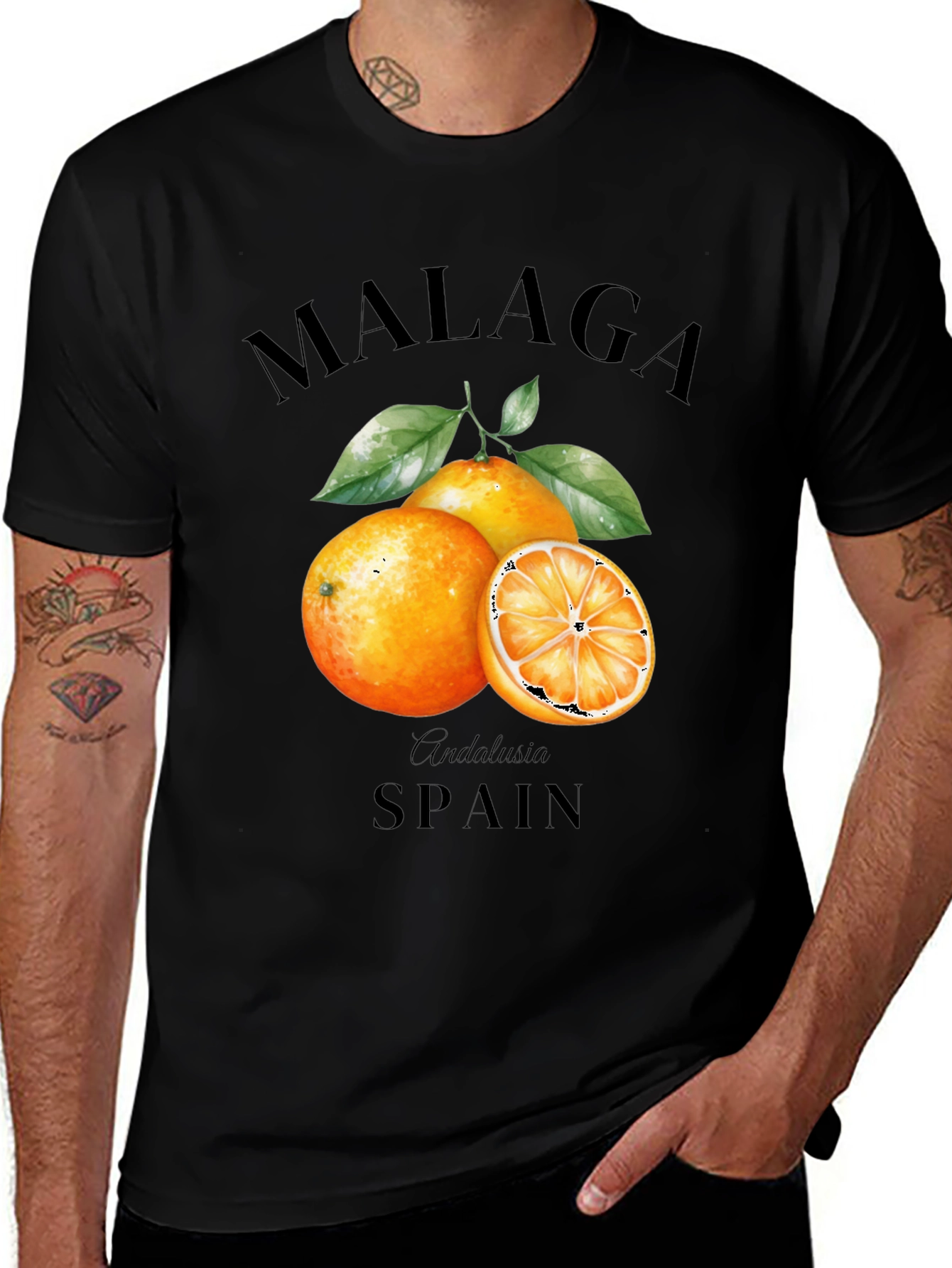 Malaga Spain Citrus T-Shirt