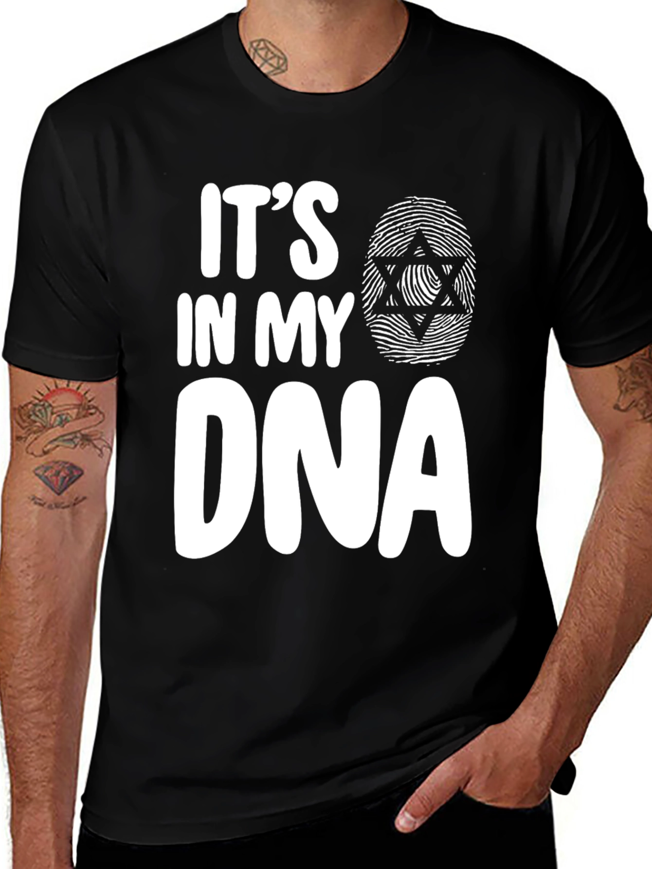 Variant 4 of It's In My DNA Star Graphic Tee