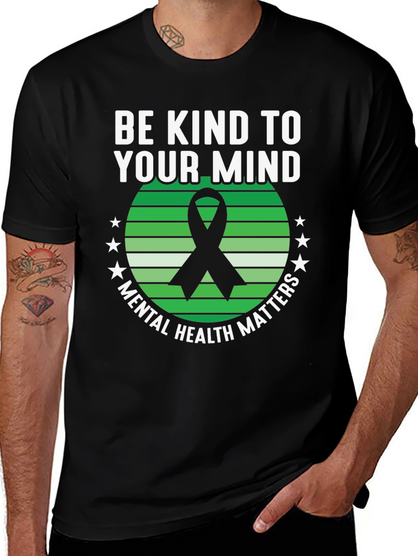 Variant 28 of Be Kind To Your Mind Mental Health Awareness T-Shirt