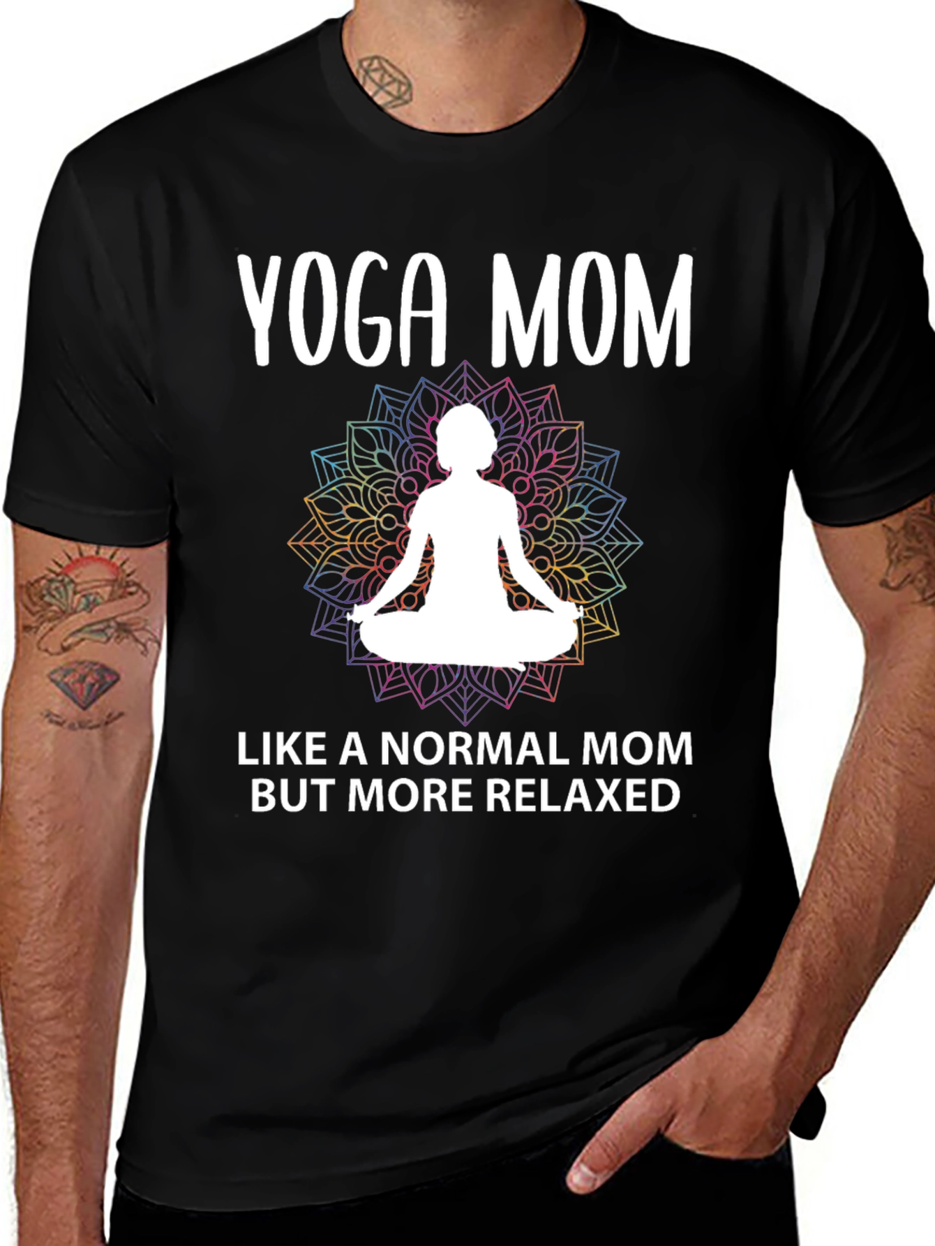 Variant 25 of Yoga Mom Relaxed T-Shirt