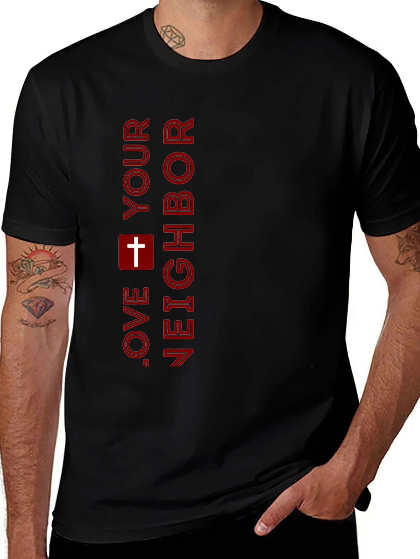 Love Your Neighbor Christian T-Shirt