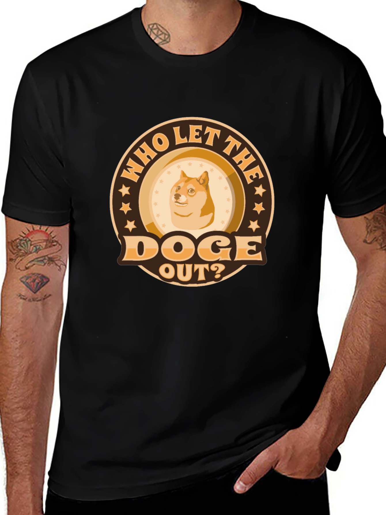 Variant 22 of Who Let the Doge Out? Graphic T-Shirt