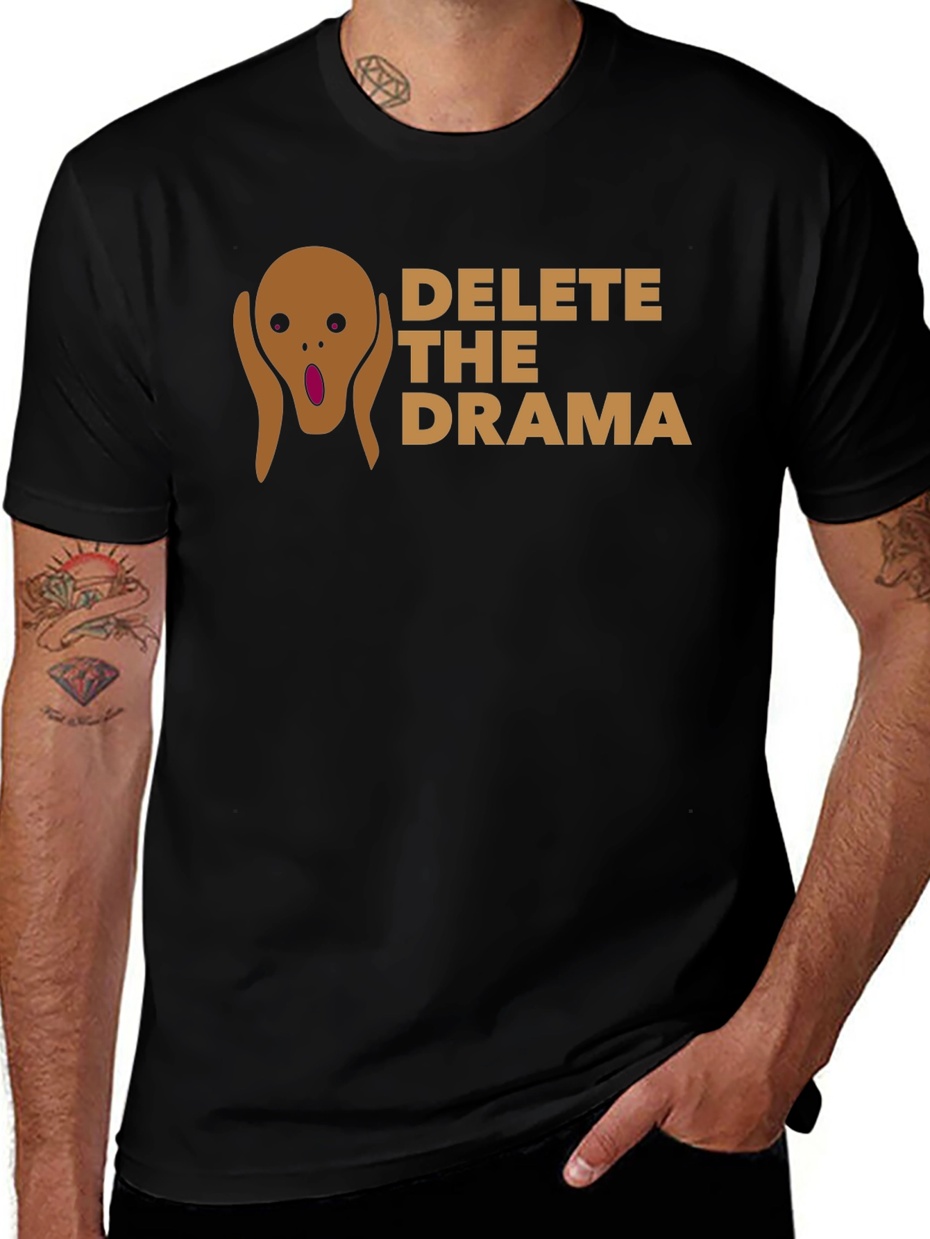 Variant 16 of Delete the Drama Graphic Tee - Unisex