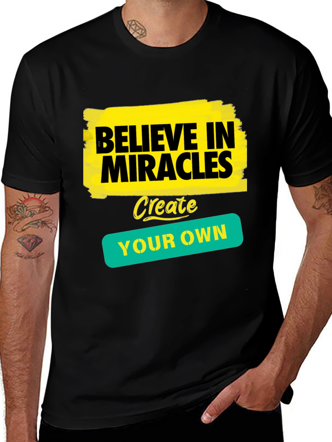 Variant 3 of Believe in Miracles Graphic Tee