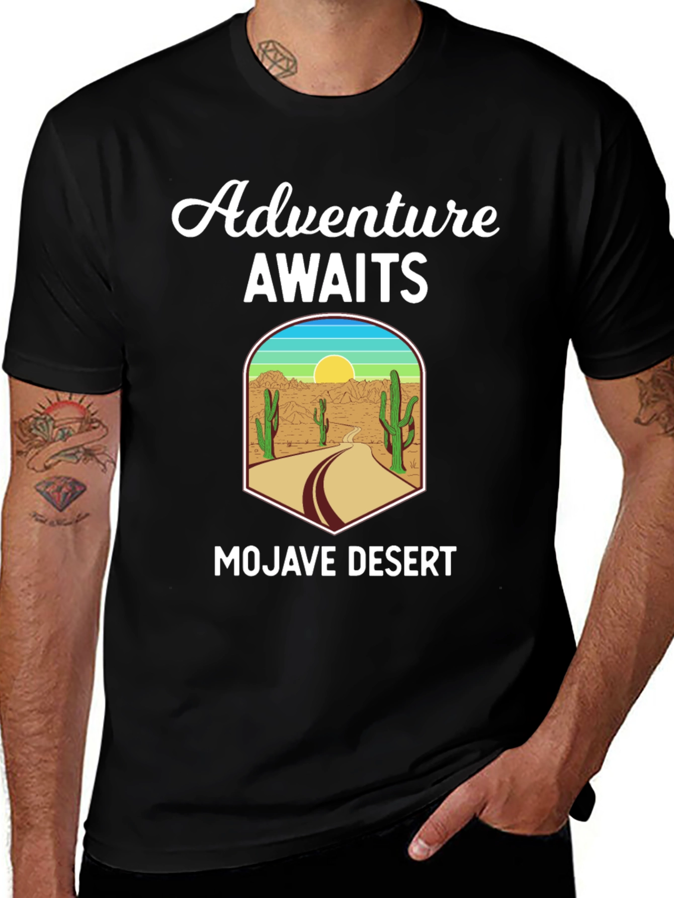 Variant 27 of Adventure Awaits Mojave Desert Graphic Tee