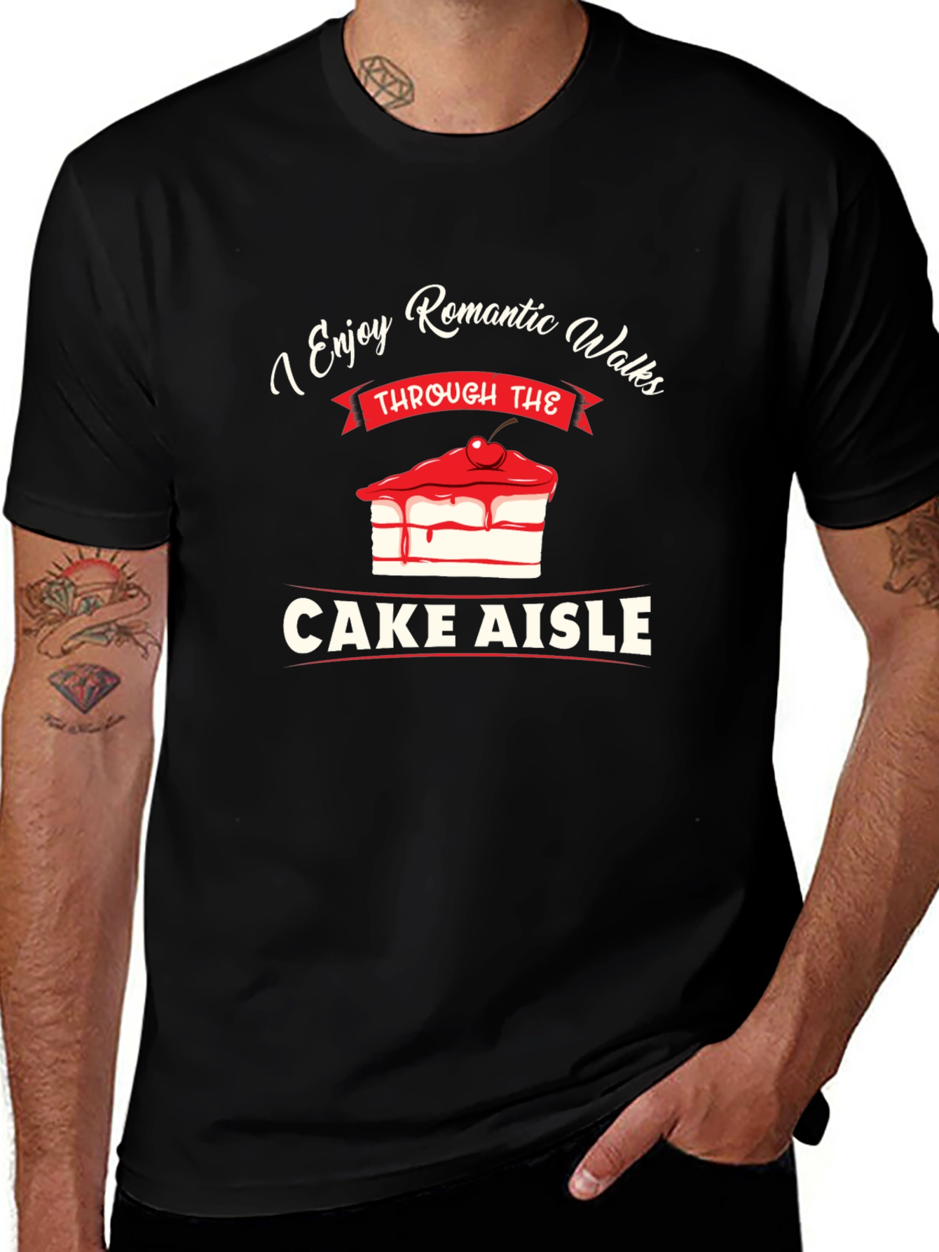Variant 12 of Romantic Walks Cake Aisle Graphic Tee