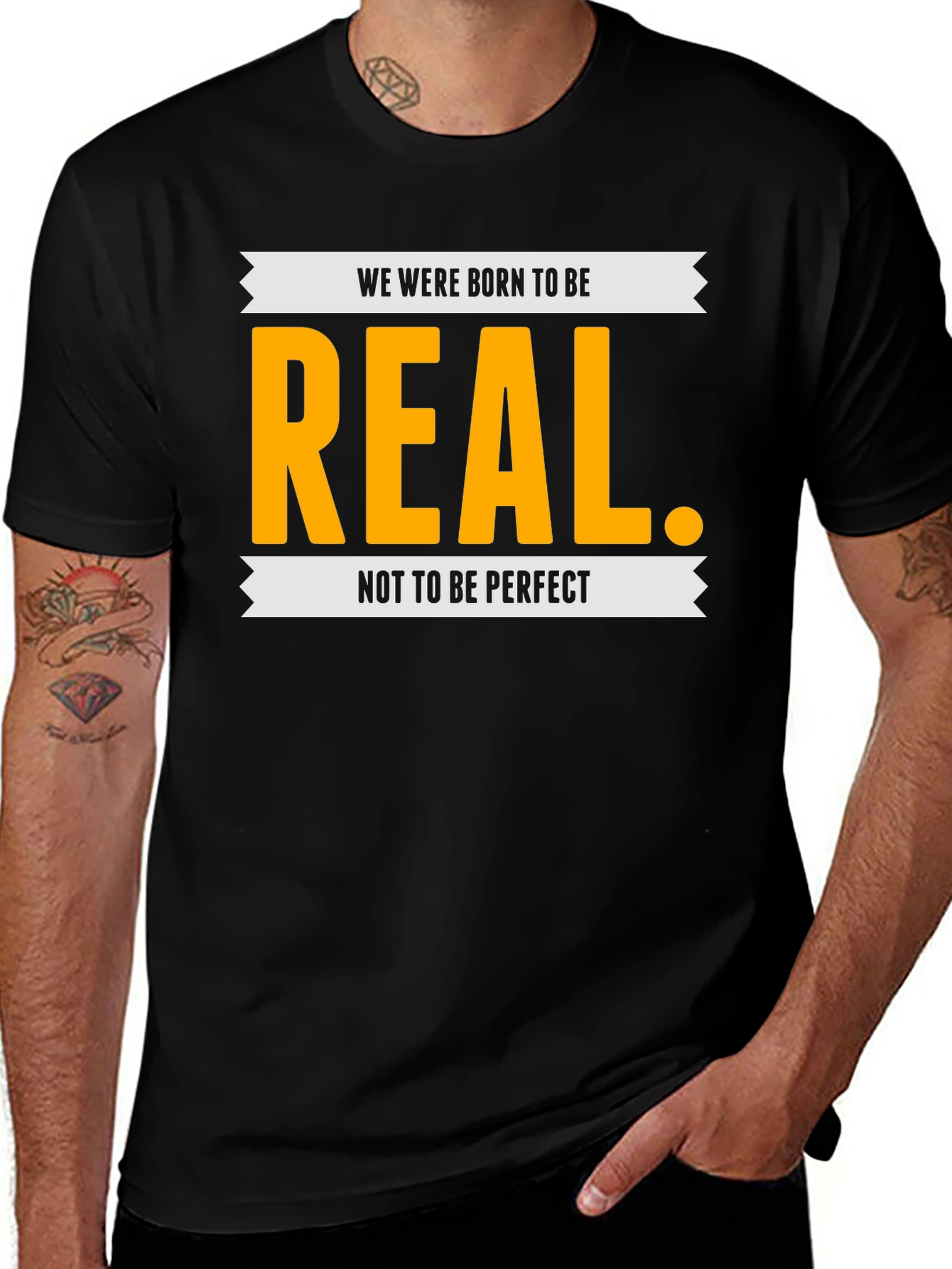 Variant 21 of Be Real T-Shirt - Inspiring Graphic Tee