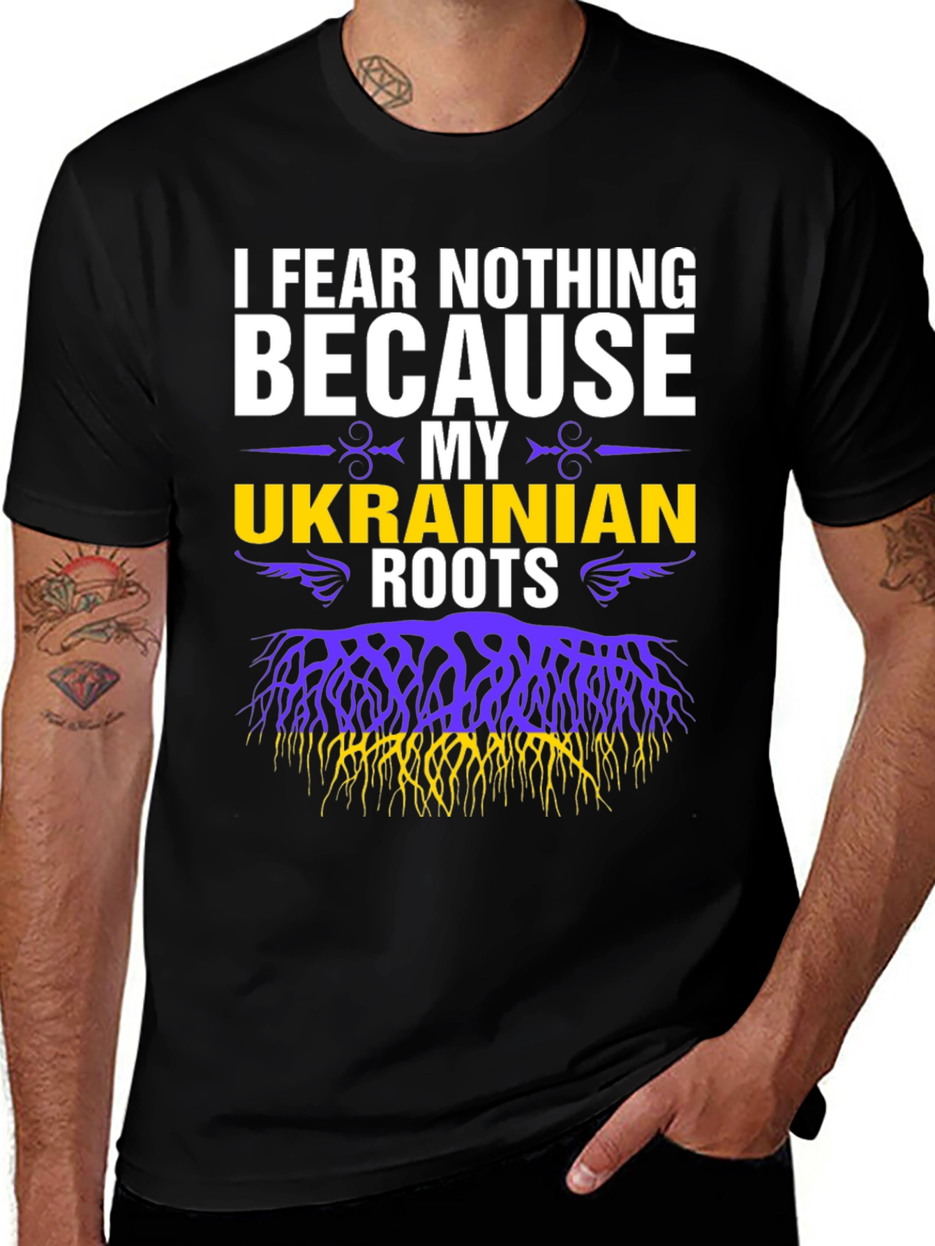 Ukrainian Roots T-Shirt: I Fear Nothing