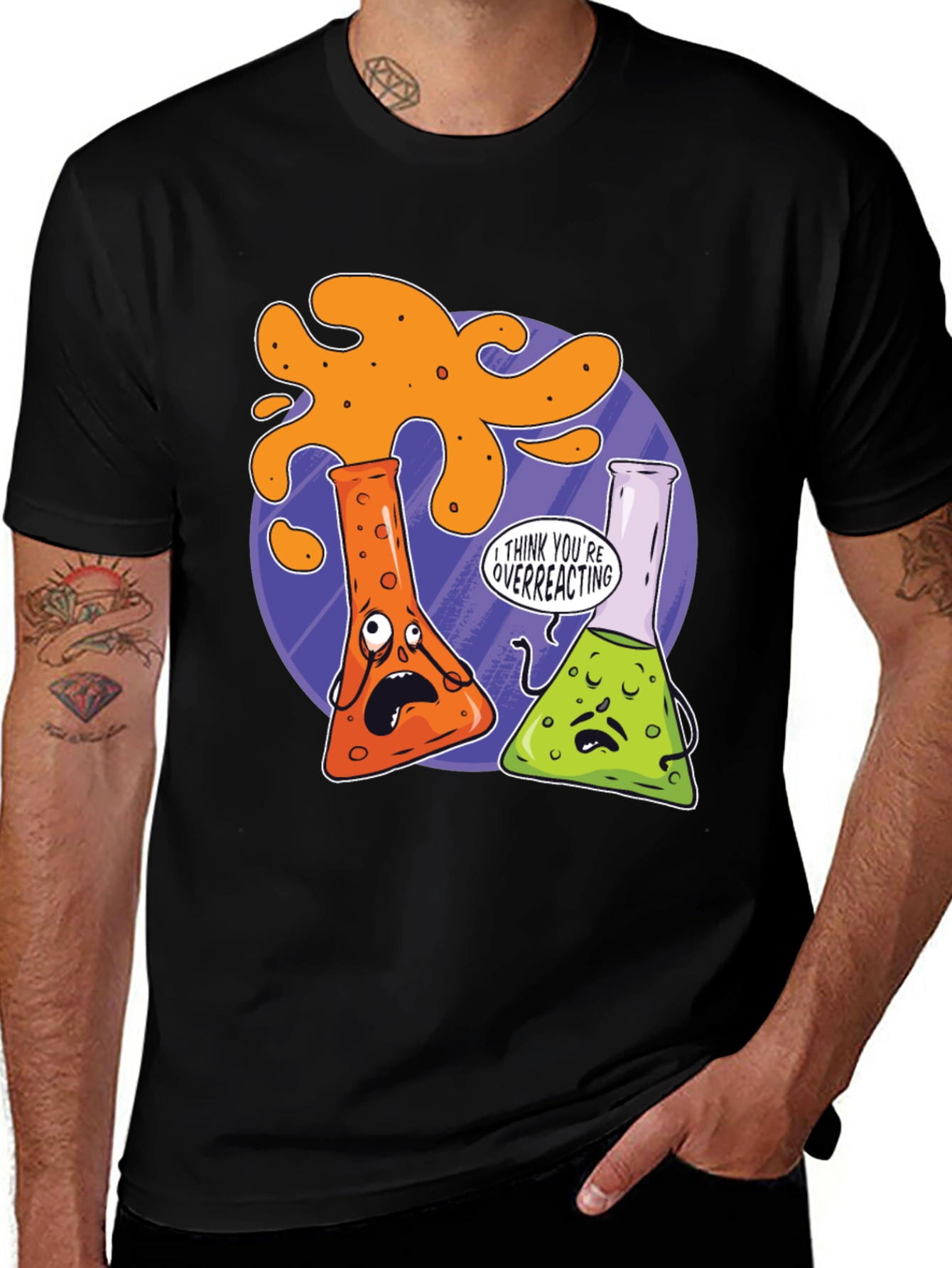 Variant 7 of Science Reaction T-Shirt