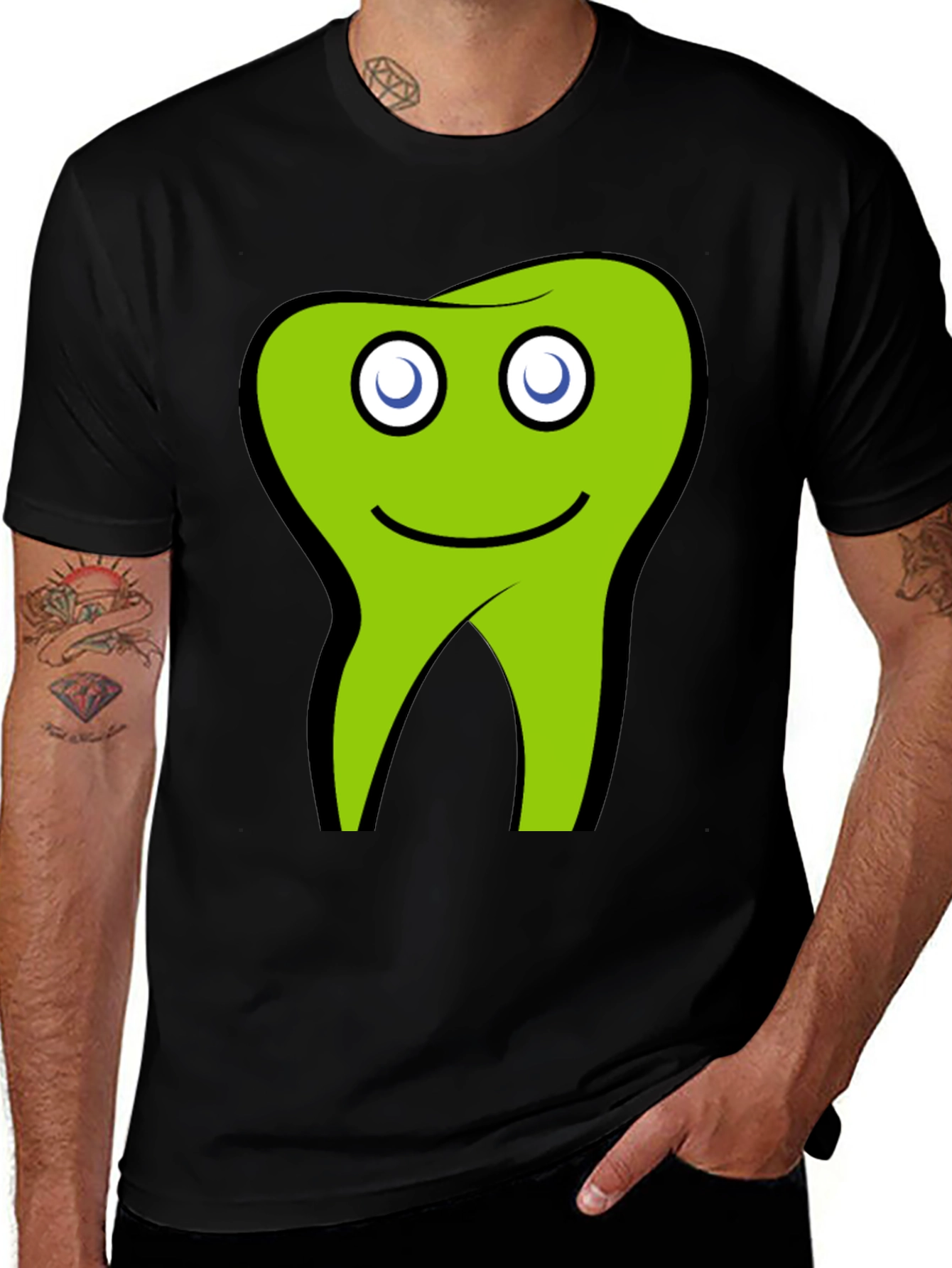 Funny Tooth Graphic Tee - Dental Humor