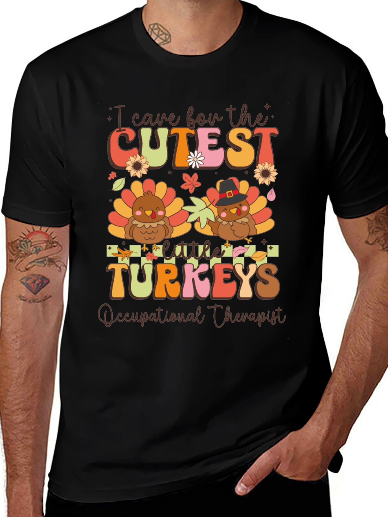 Cutest Turkeys Occupational Therapist Thanksgiving T-Shirt