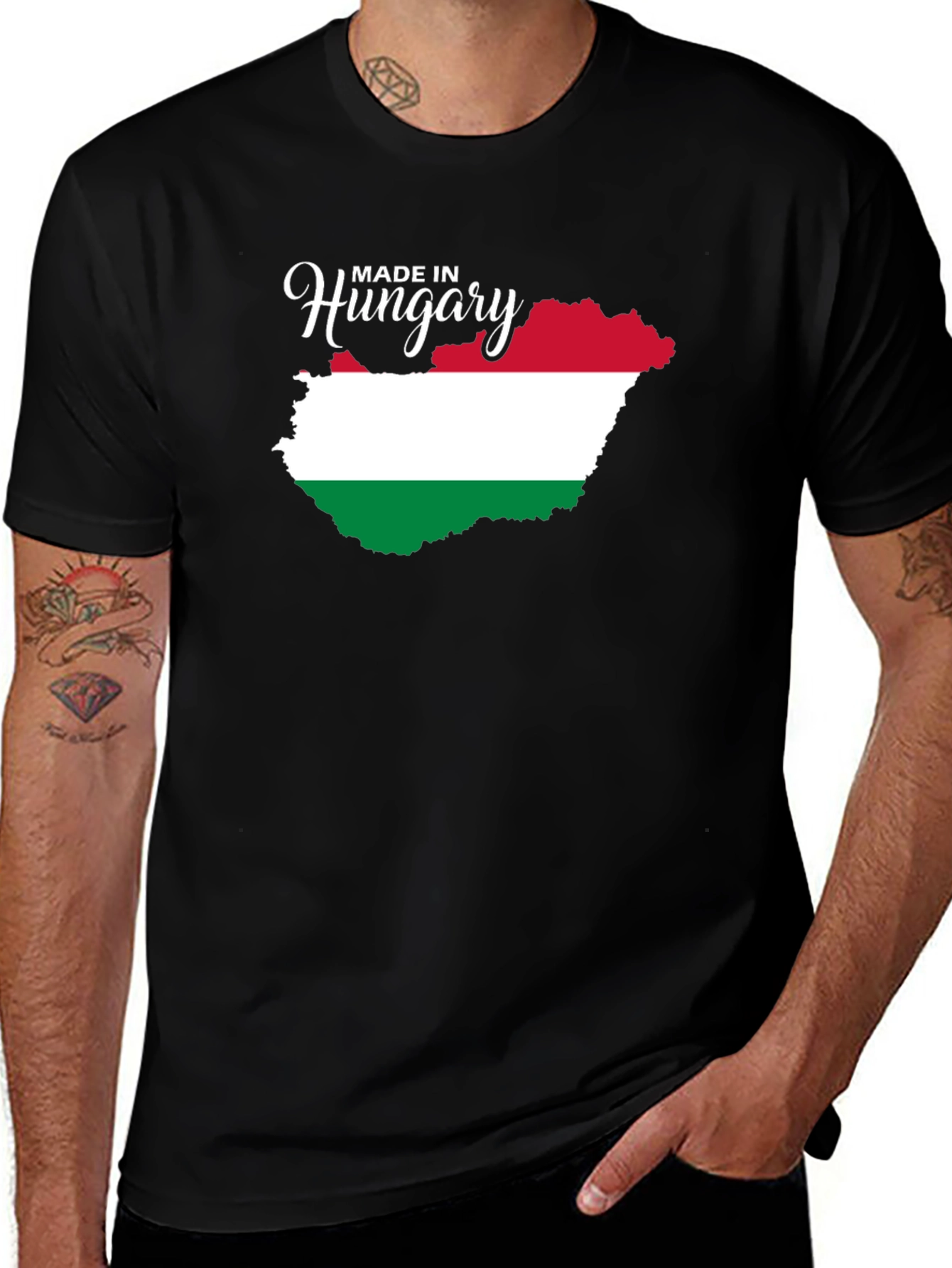 Made in Hungary Flag T-Shirt