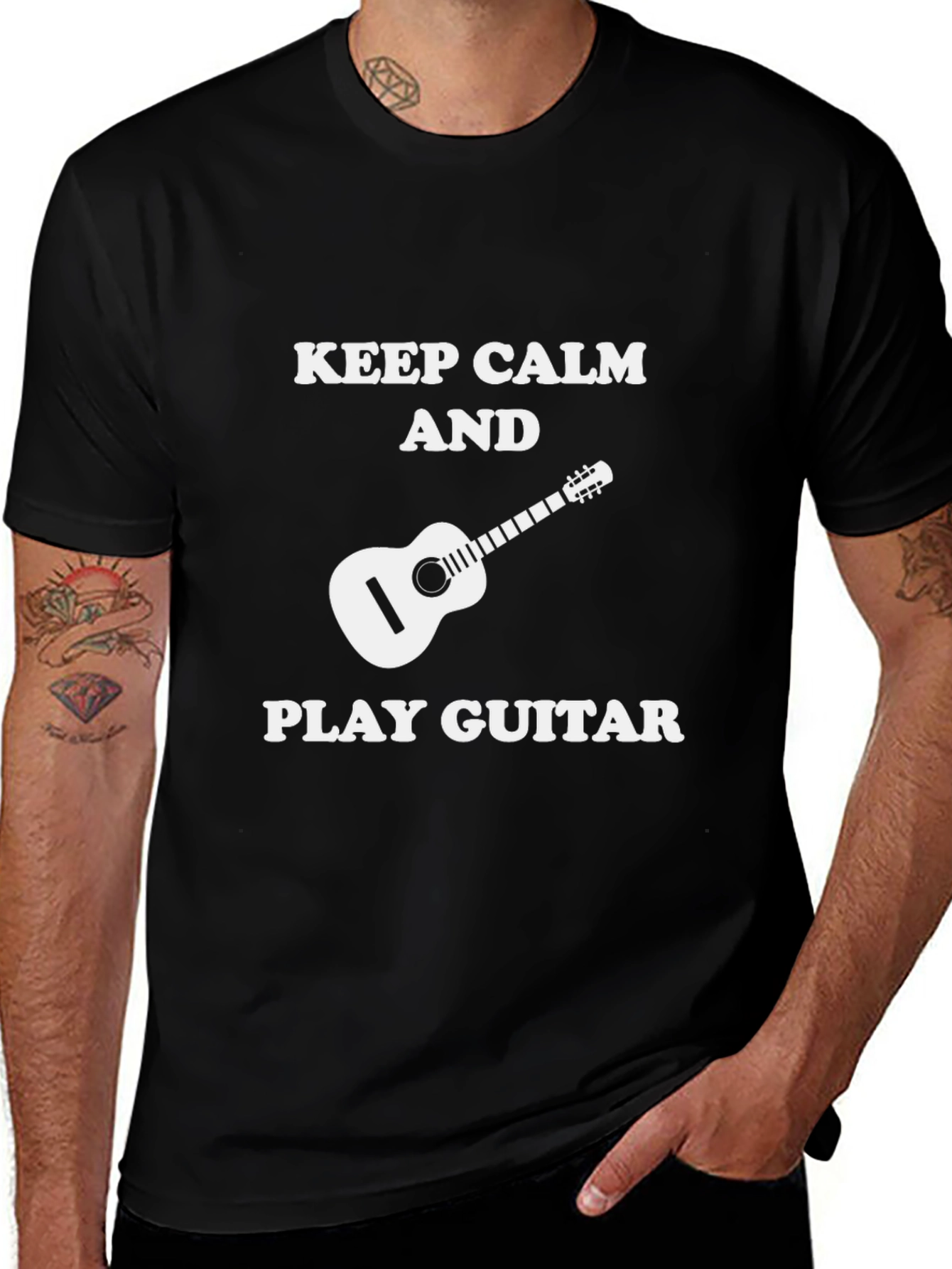 Variant 14 of Keep Calm and Play Guitar T-Shirt