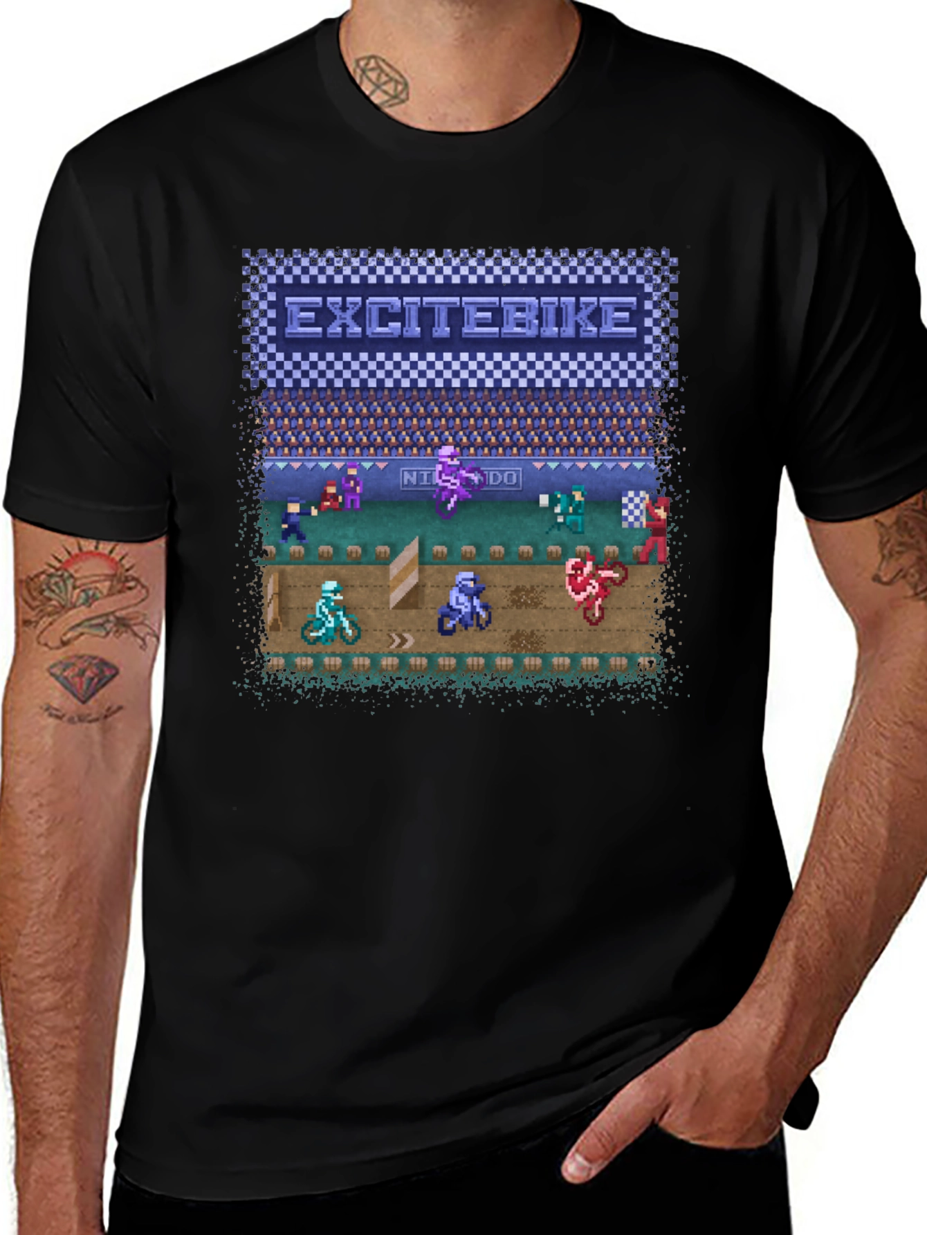 Excitebike T-Shirt - Retro Gaming Tee