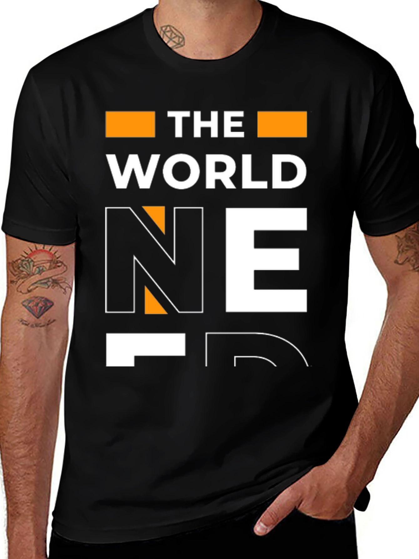 Variant 26 of The World Needs T-Shirt - Black Graphic Tee