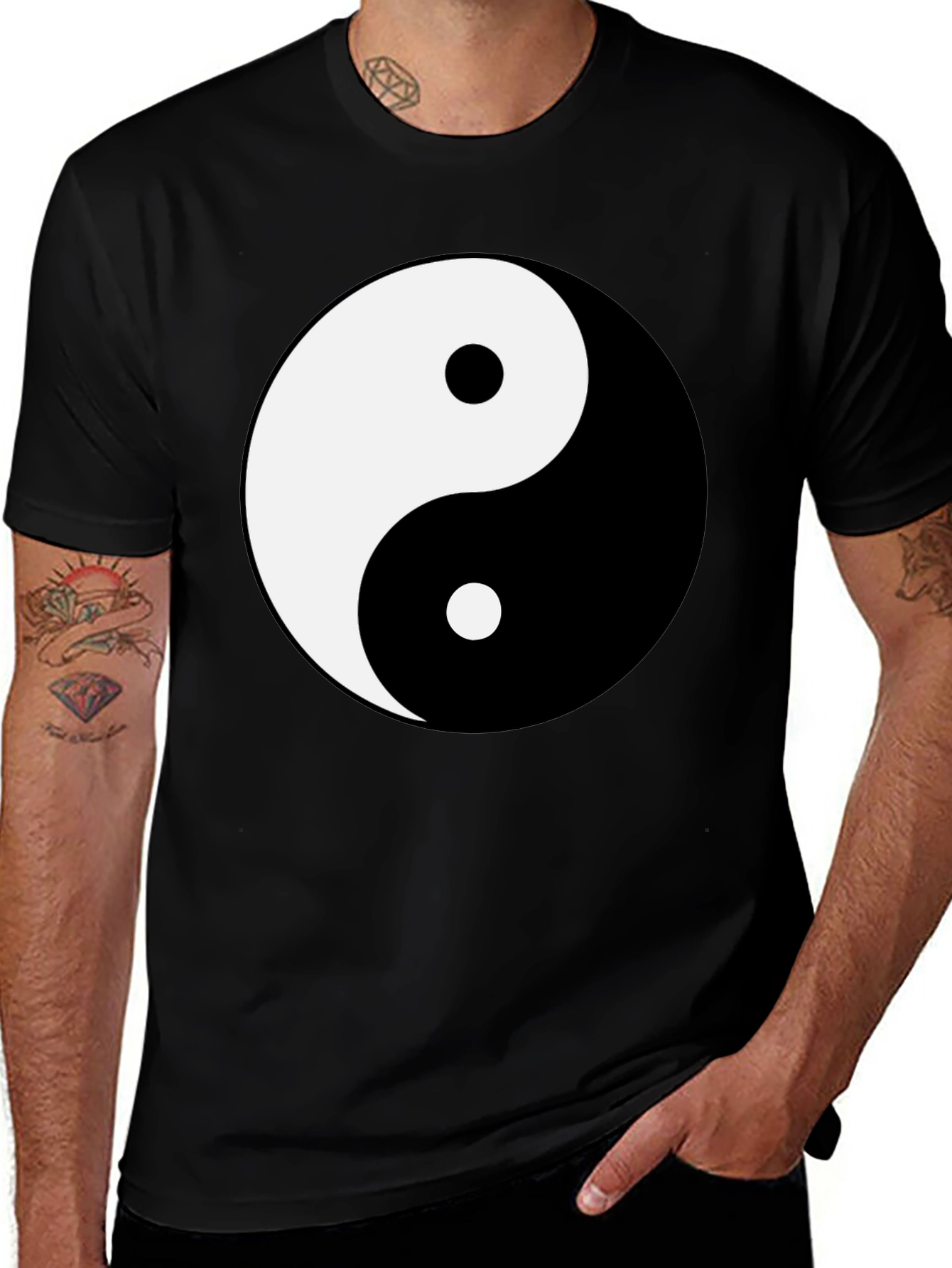 Variant 23 of Yin Yang Graphic Tee - Balance & Harmony