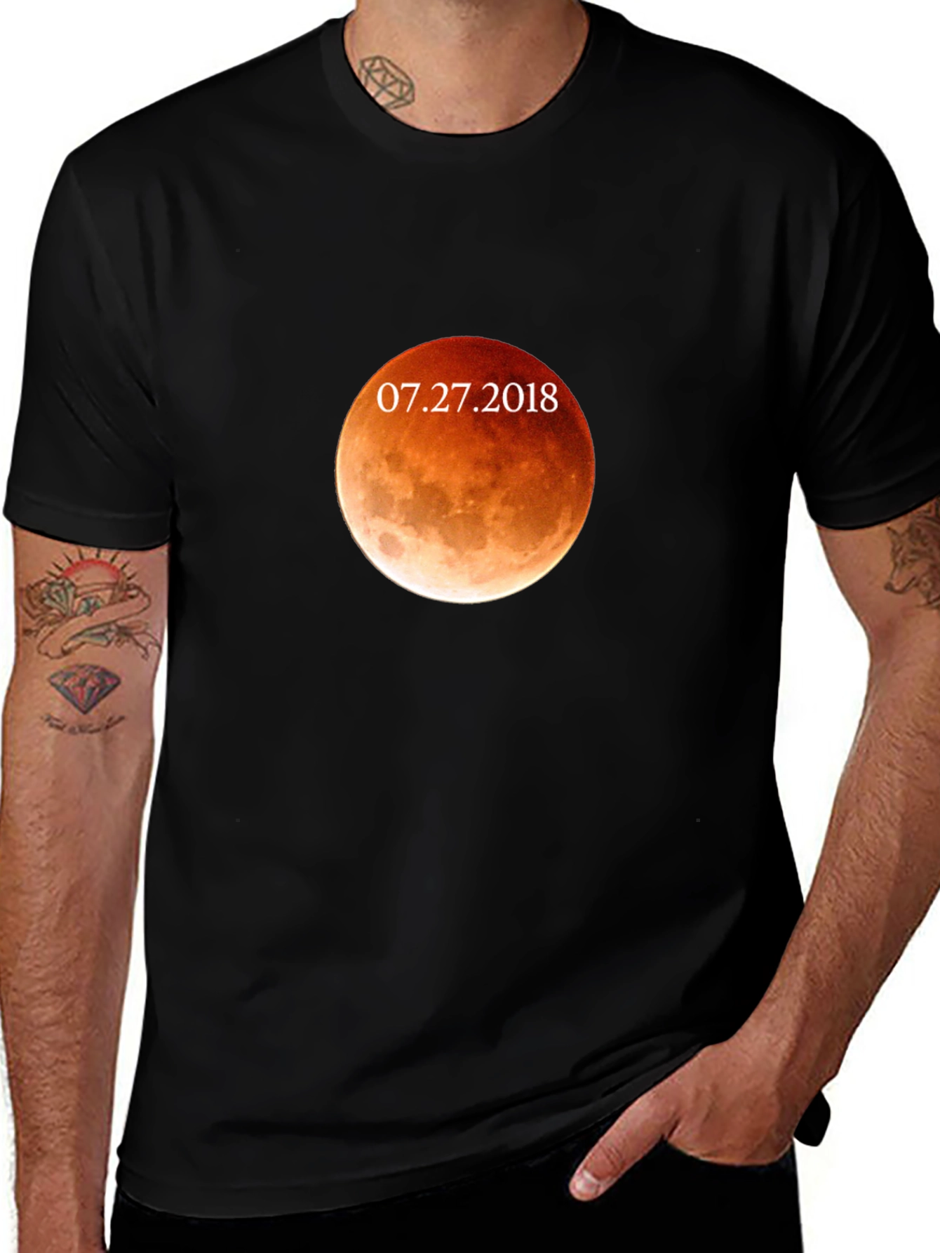 Lunar Eclipse 07.27.2018 Graphic T-Shirt