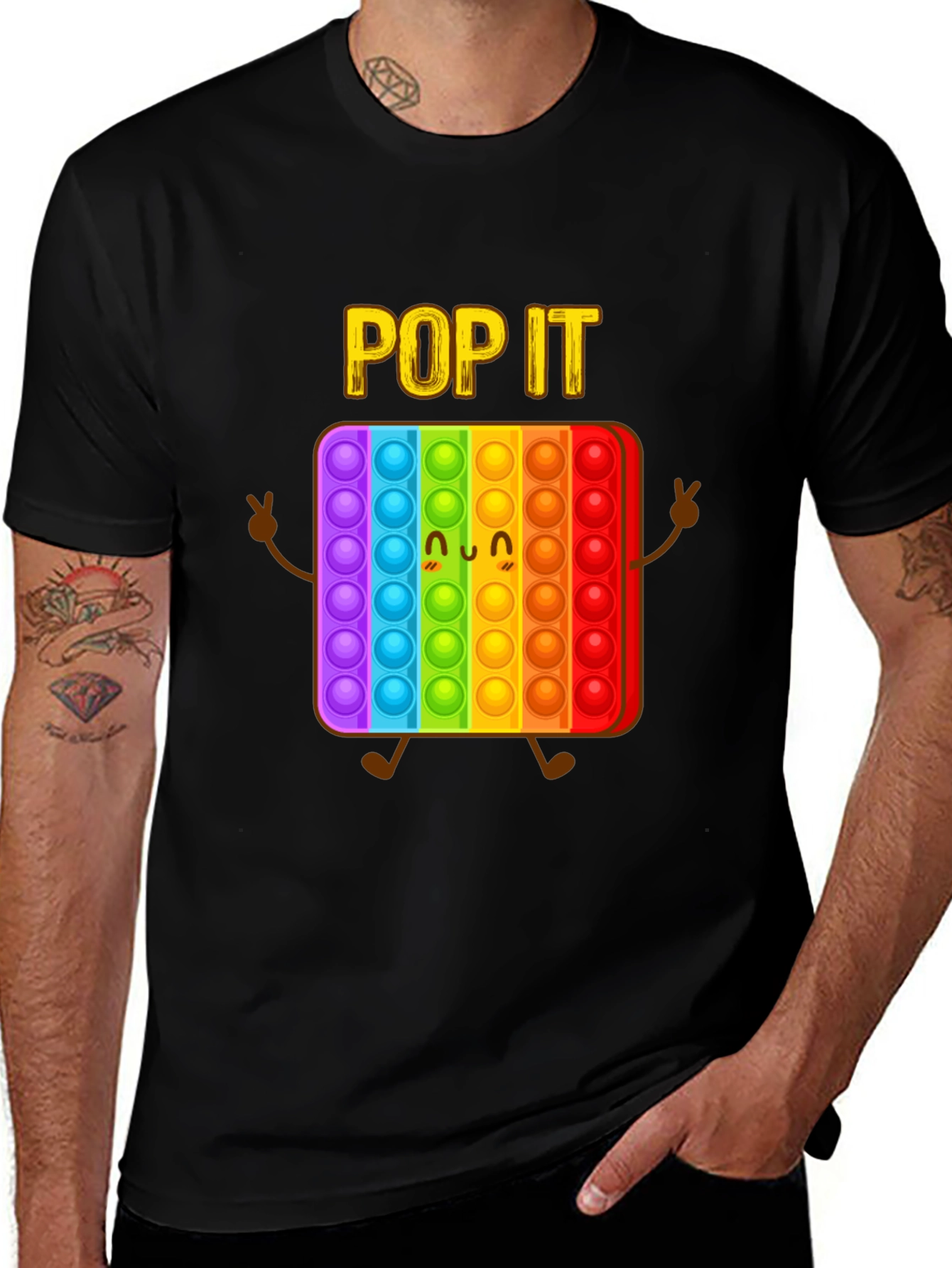 Pop It T-Shirt - Trendy Graphic Tee