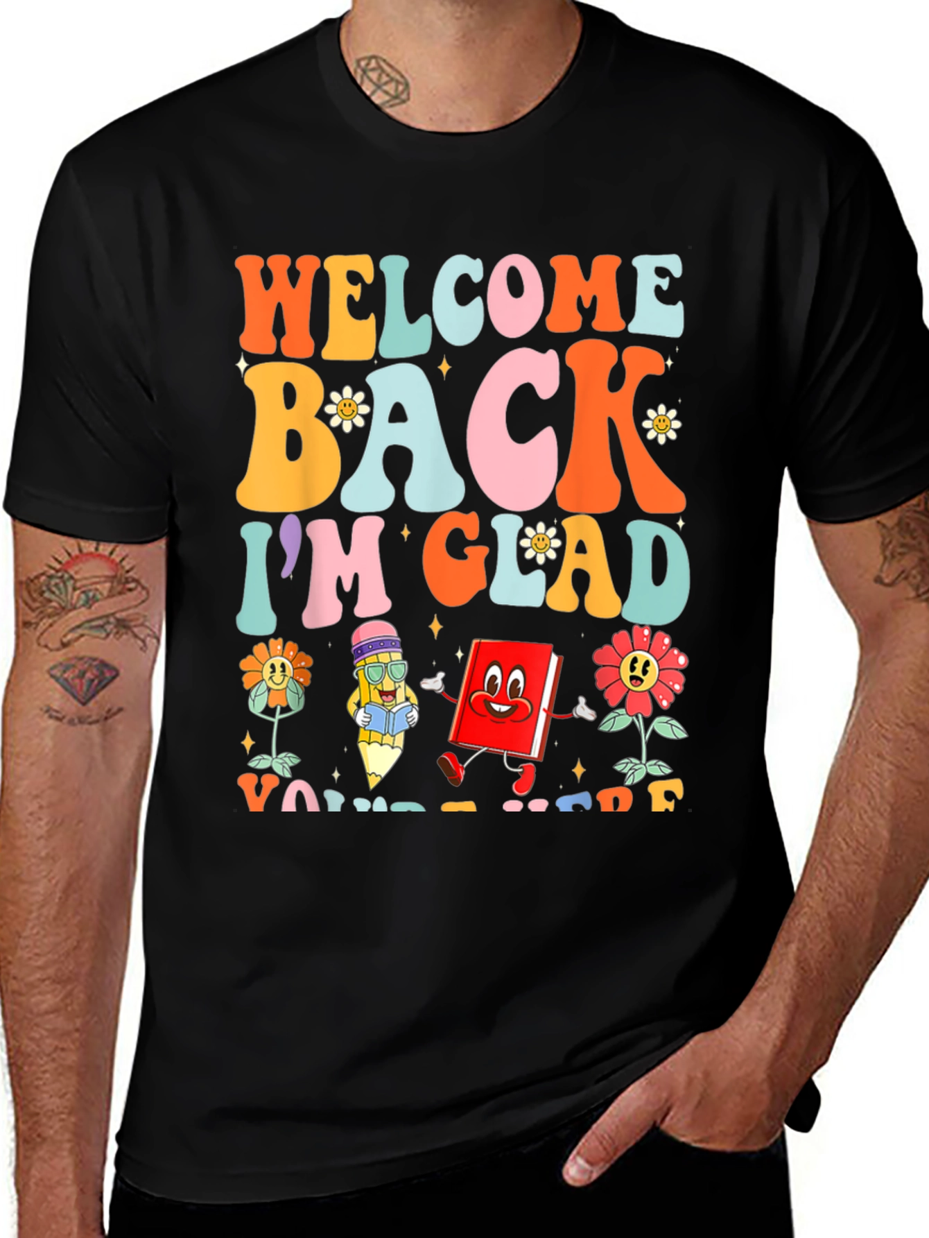 Variant 27 of Welcome Back Teacher Graphic T-Shirt