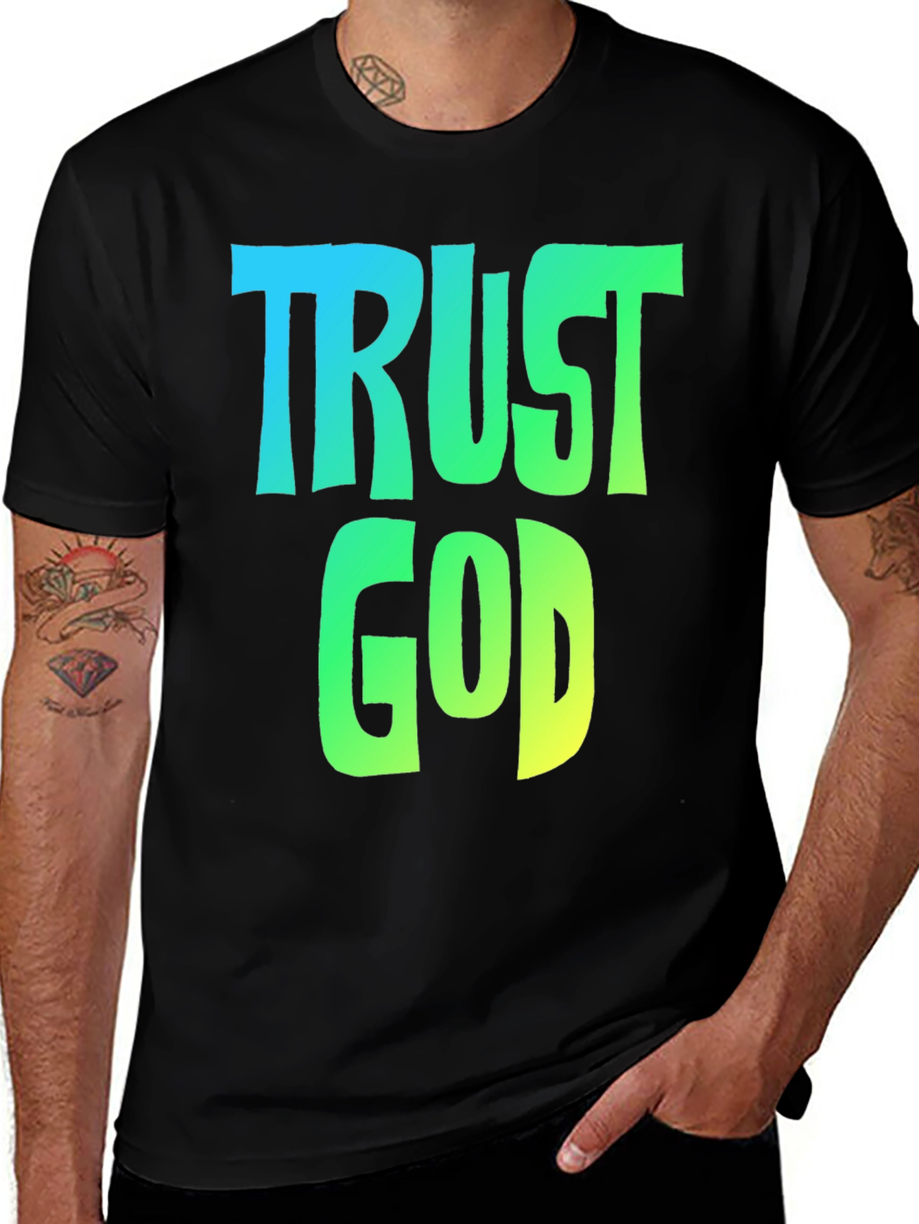 Trust God Graphic Tee - Christian Inspired Design