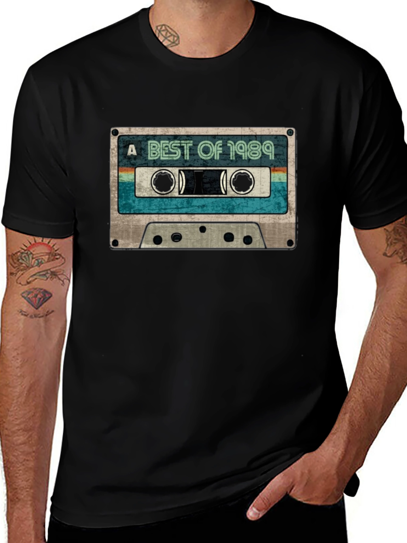 Variant 8 of Best of 1989 Cassette Tape Graphic T-Shirt