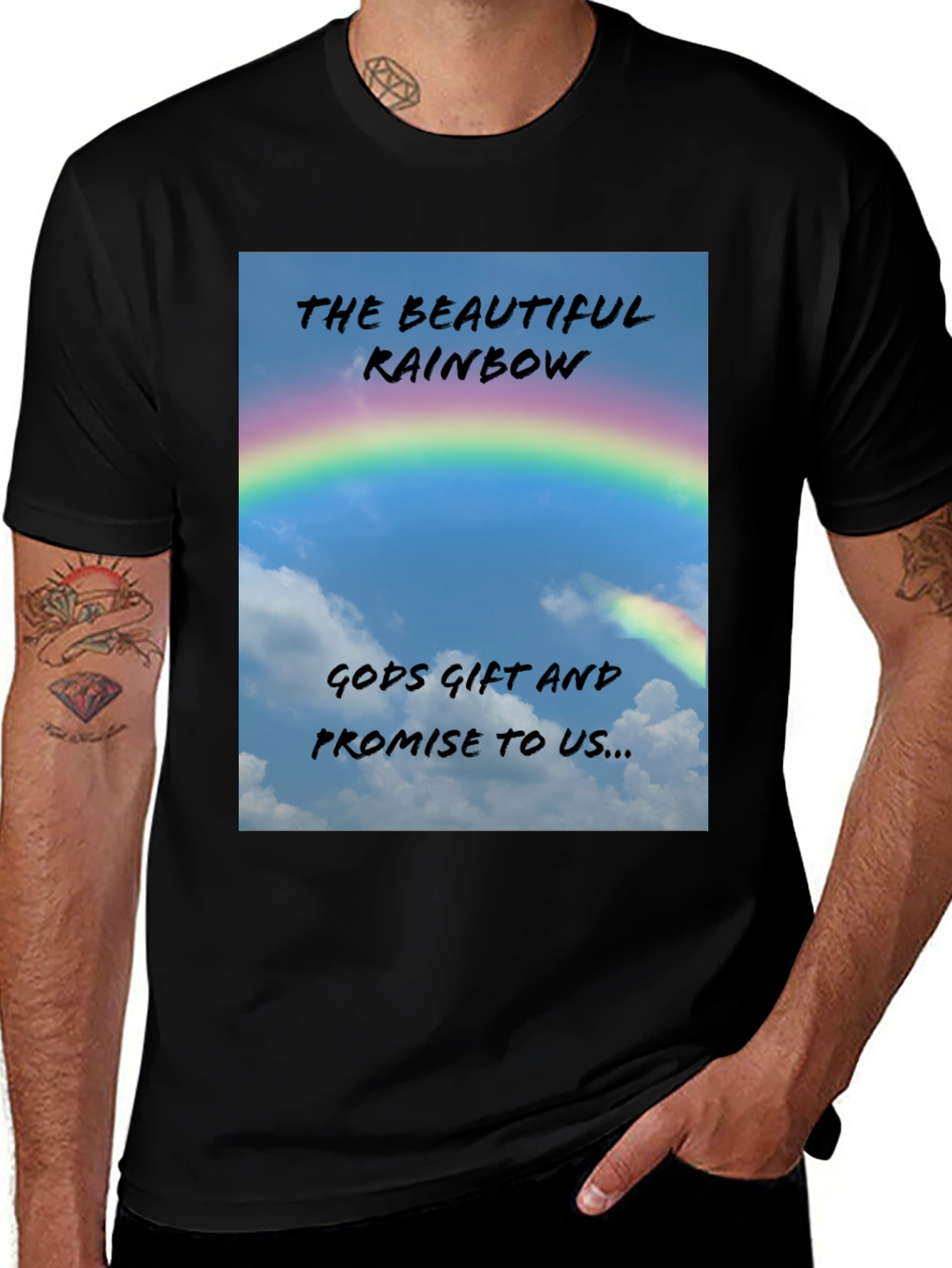 Variant 29 of Beautiful Rainbow T-Shirt - God's Gift Promise