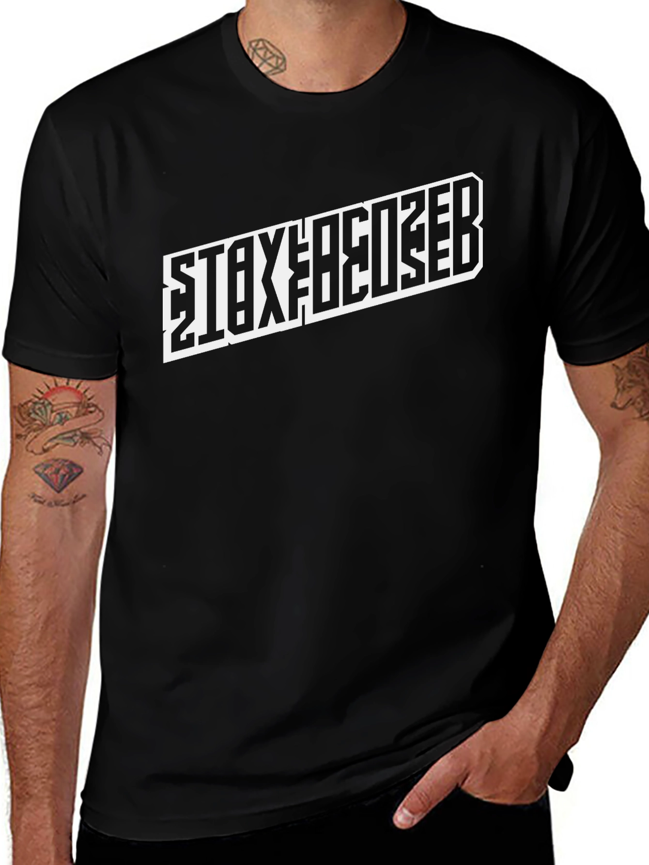 Variant 25 of Stay Focused T-Shirt - Bold Graphic Tee