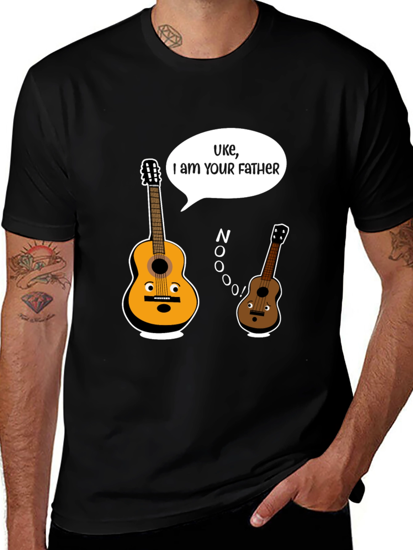 Variant 3 of Funny Guitar T-Shirt: Uke, I am Your Father