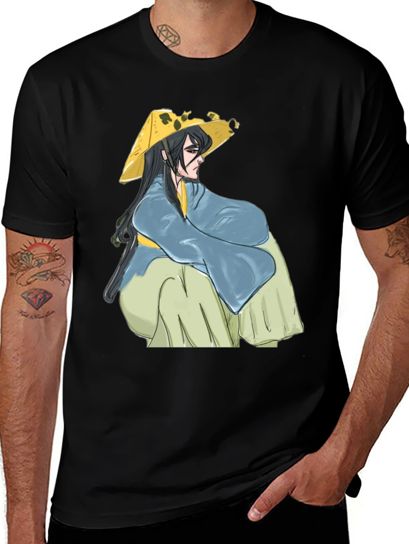 Variant 19 of Asian Art T-Shirt - Samurai Style Graphic Tee