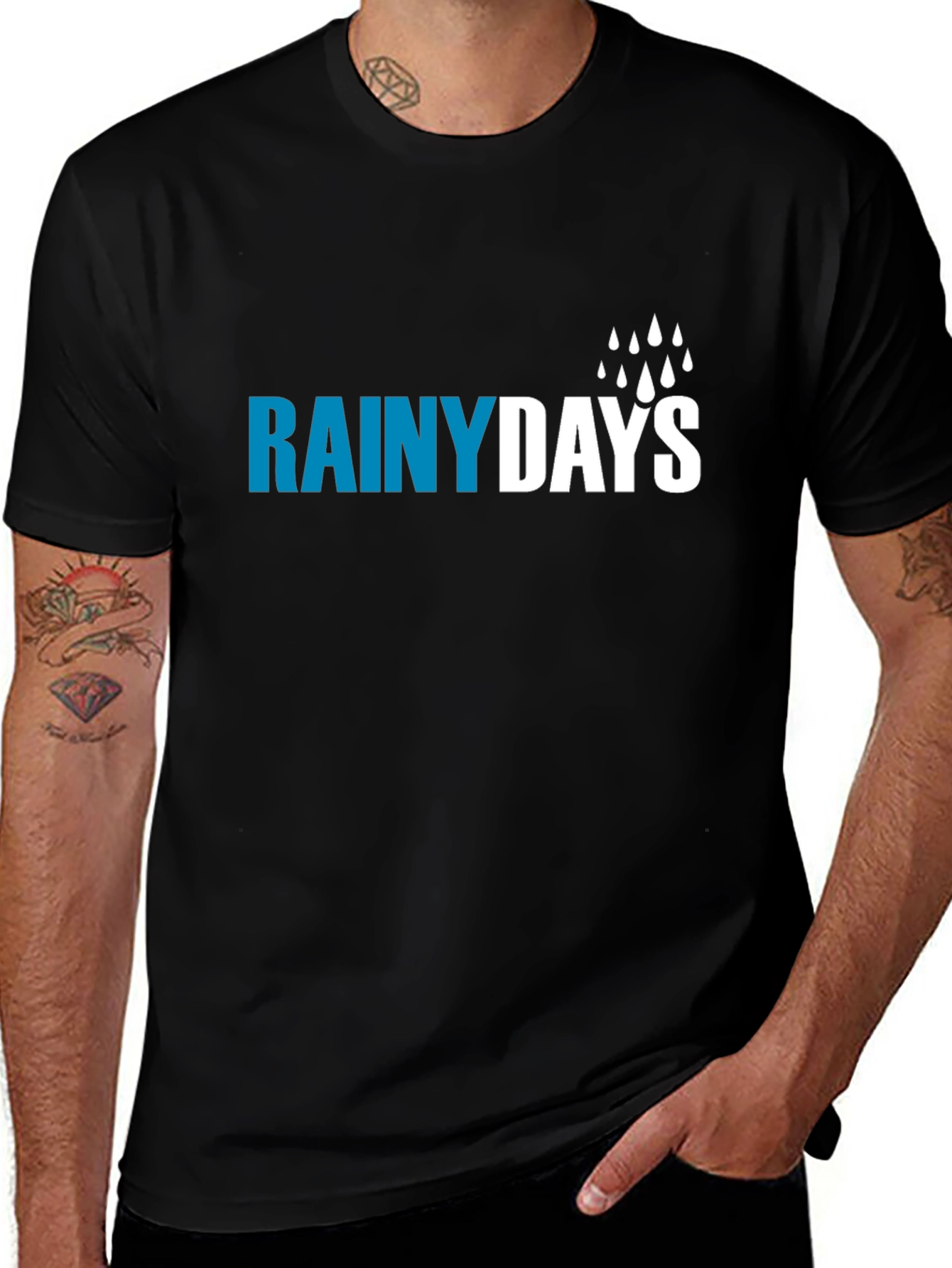 Variant 4 of Rainy Days T-Shirt - Stylish Comfort