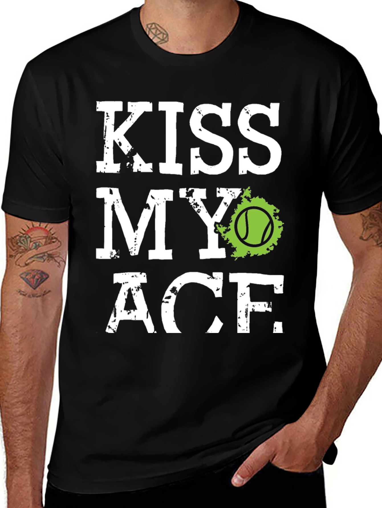Kiss My Ace T-Shirt - Tennis Graphic Tee