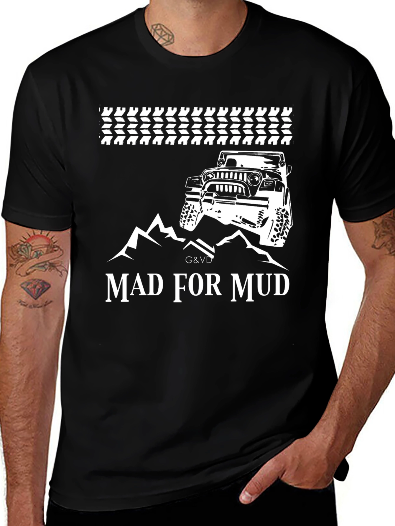 Variant 19 of Mad for Mud Black Graphic Tee