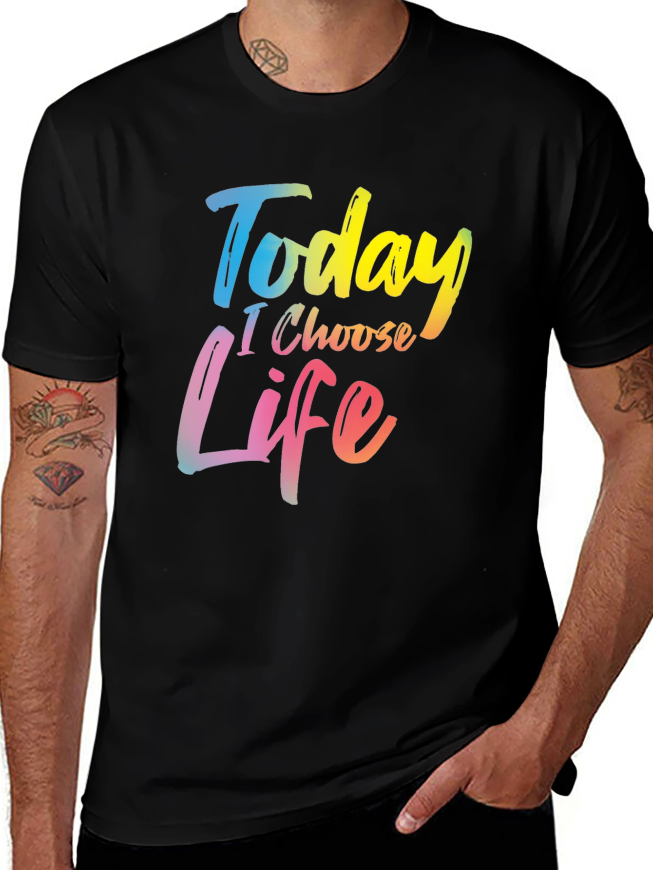 Variant 19 of Today I Choose Life Graphic Tee