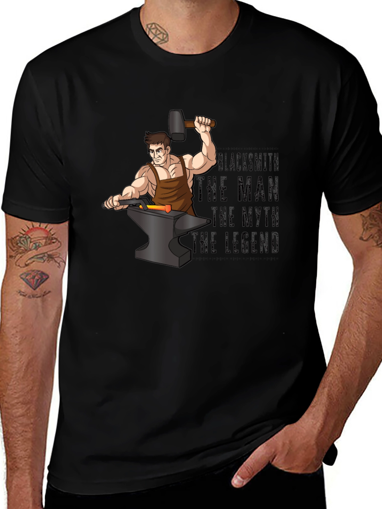Variant 17 of Blacksmith Man Myth Legend T-Shirt