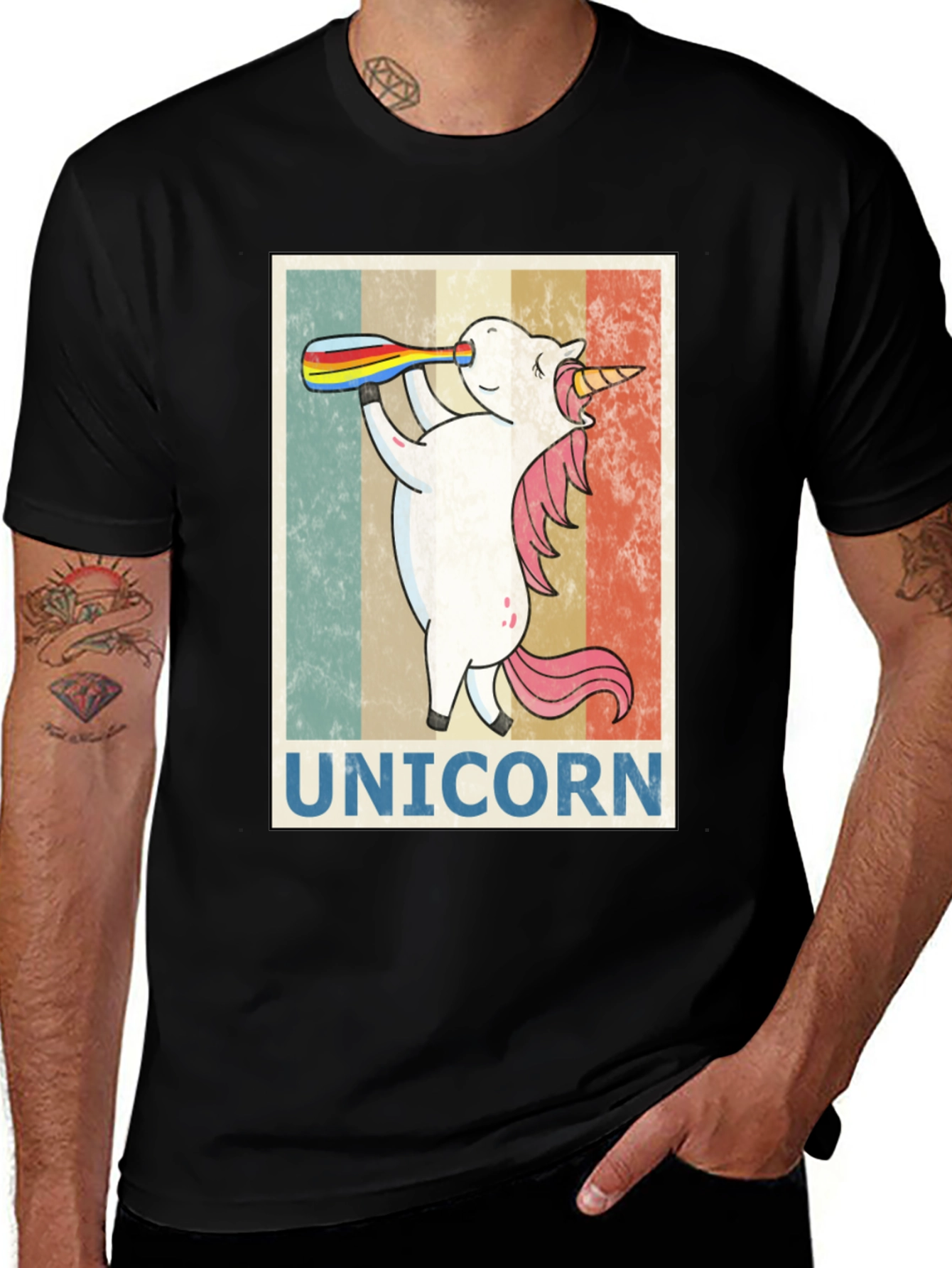 Variant 10 of Unicorn Beer T-Shirt - Quirky Graphic Tee