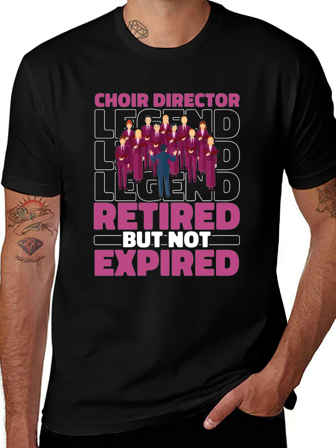 Variant 3 of Choir Director Legend Retired T-Shirt