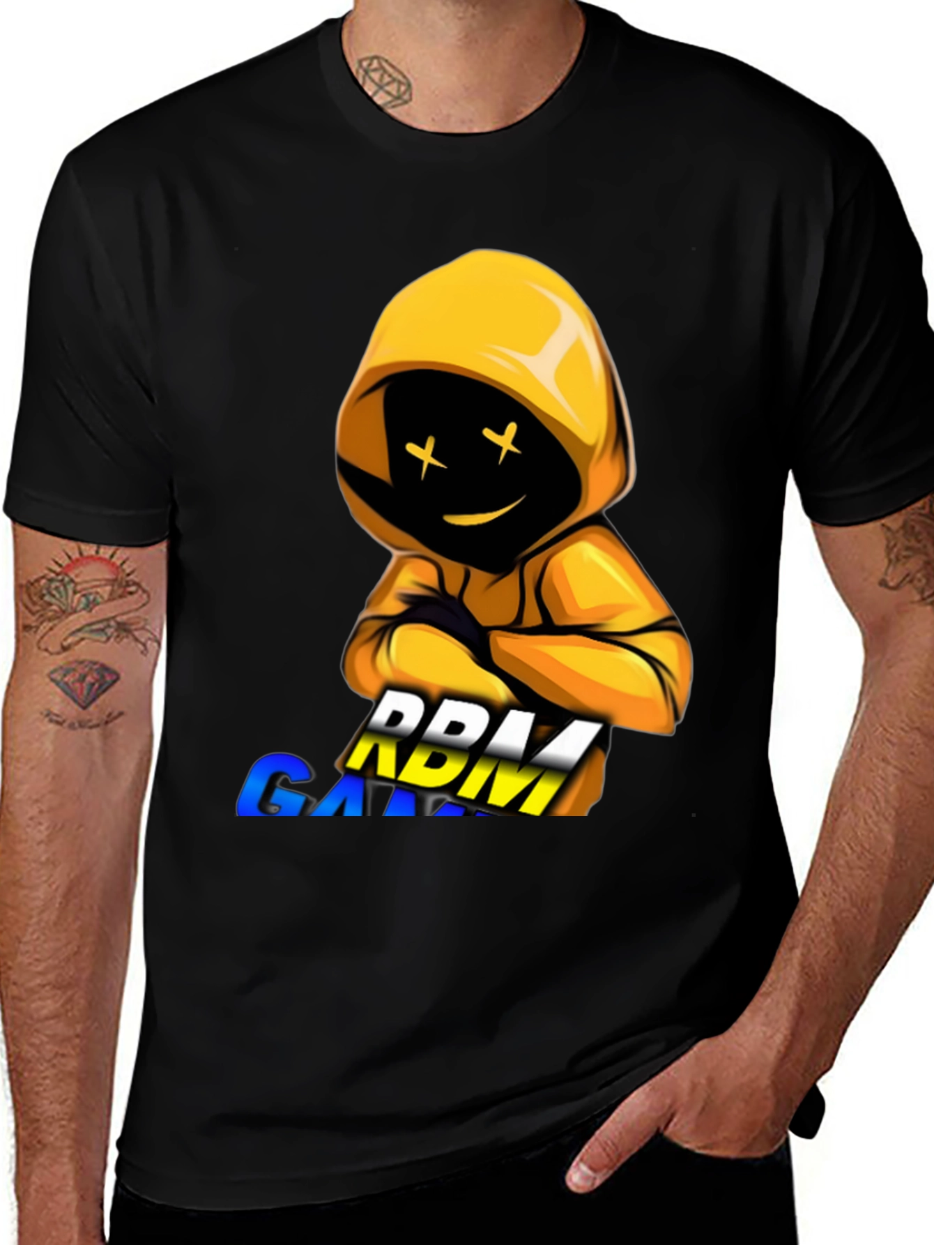 Variant 21 of RDM Gaming T-Shirt - Black Cotton Tee