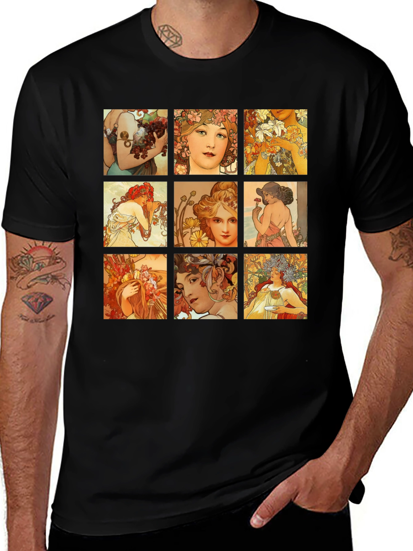 Variant 17 of Art Nouveau Women T-Shirt