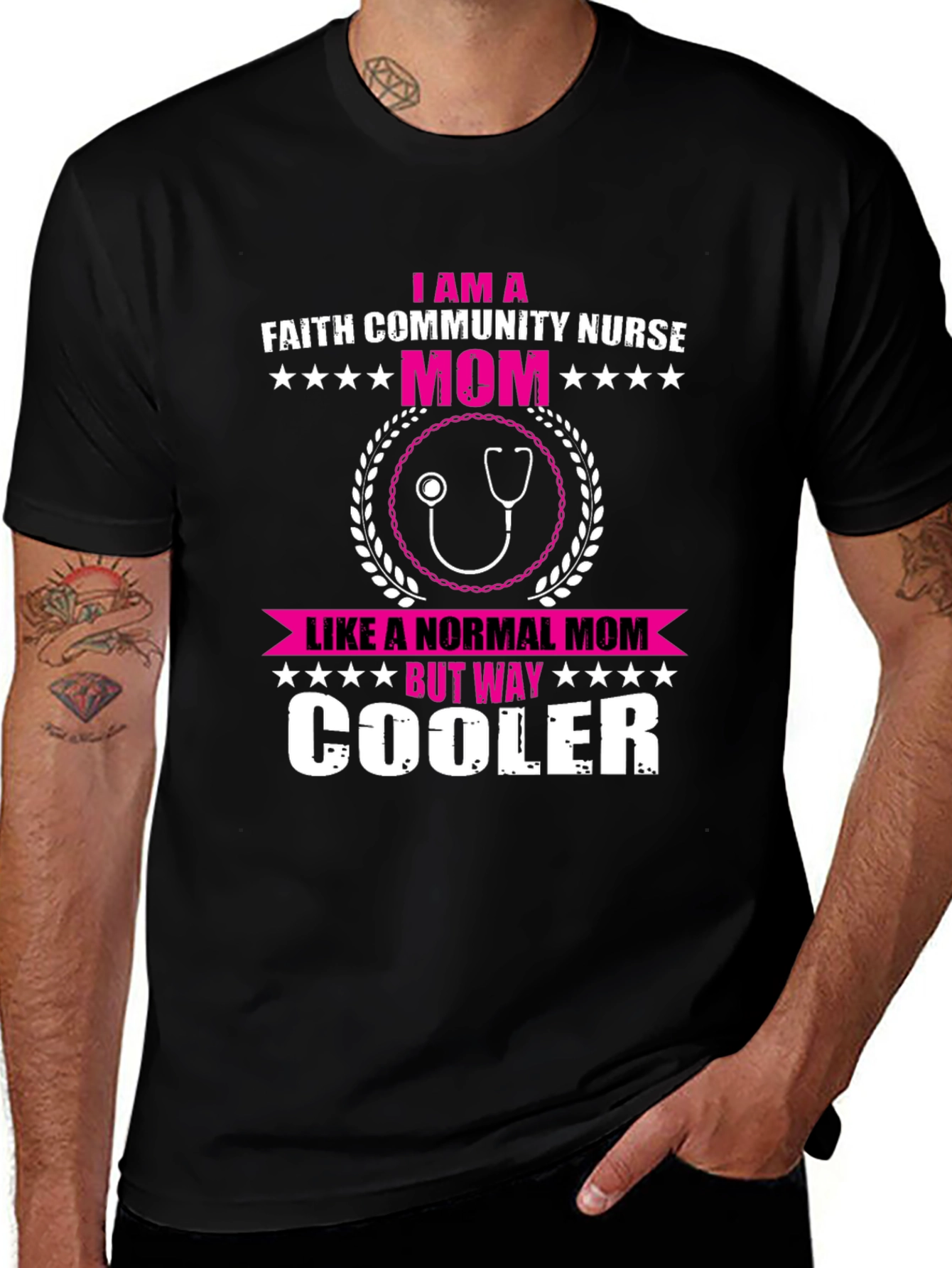 Variant 29 of Faith Community Nurse Mom T-Shirt - Way Cooler