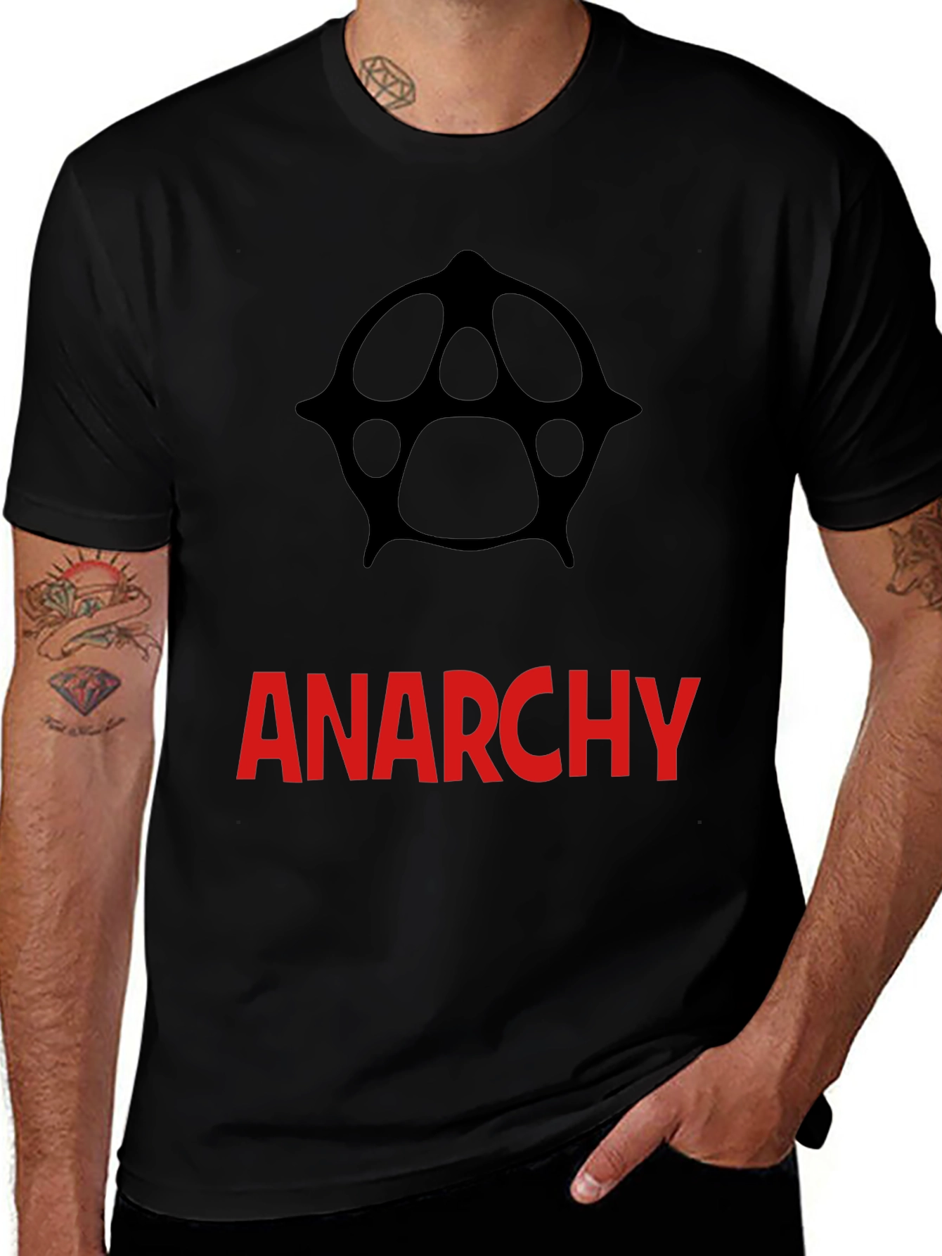 Variant 28 of Anarchy Graphic Print Tee