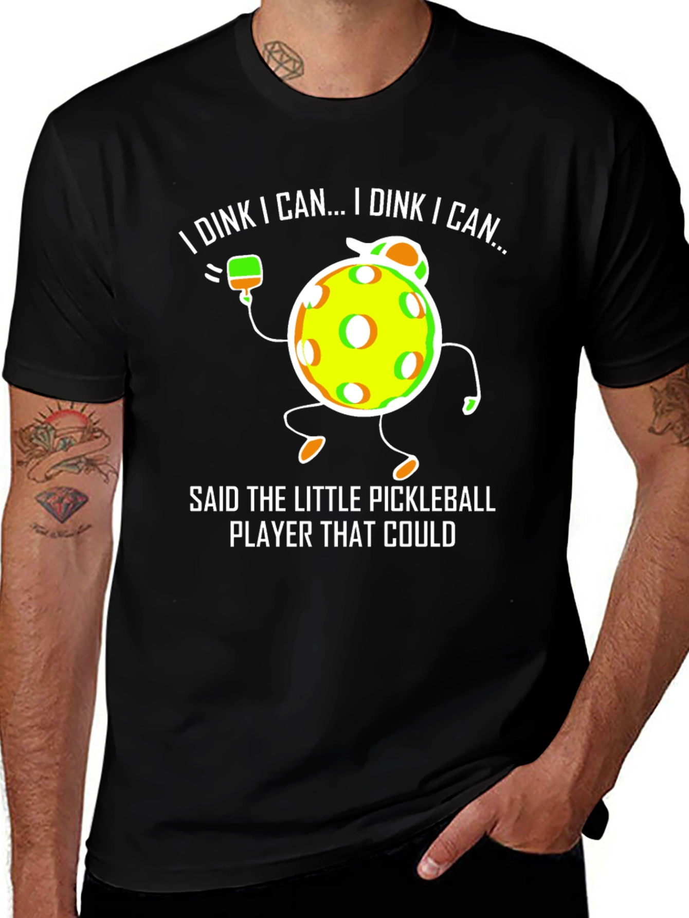 Variant 17 of I Dink I Can Pickleball Graphic Tee