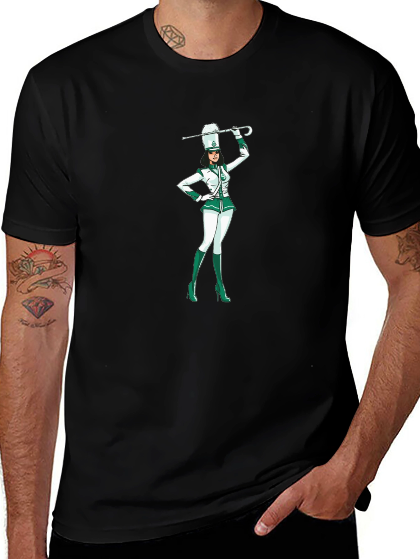 Variant 29 of Marching Band Drum Major Graphic Tee