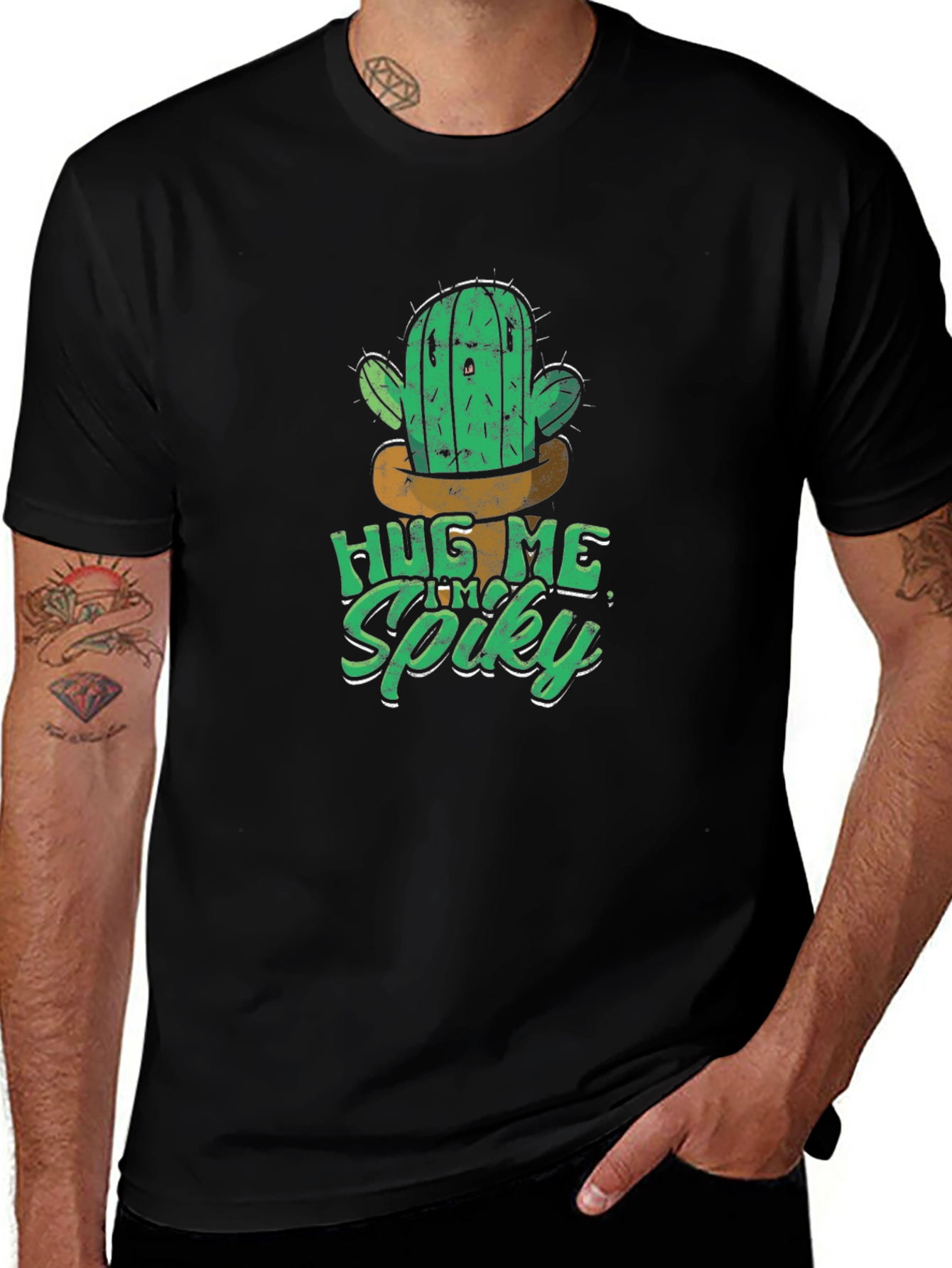 Variant 4 of Hug Me I'm Spiky Cactus Graphic T-Shirt