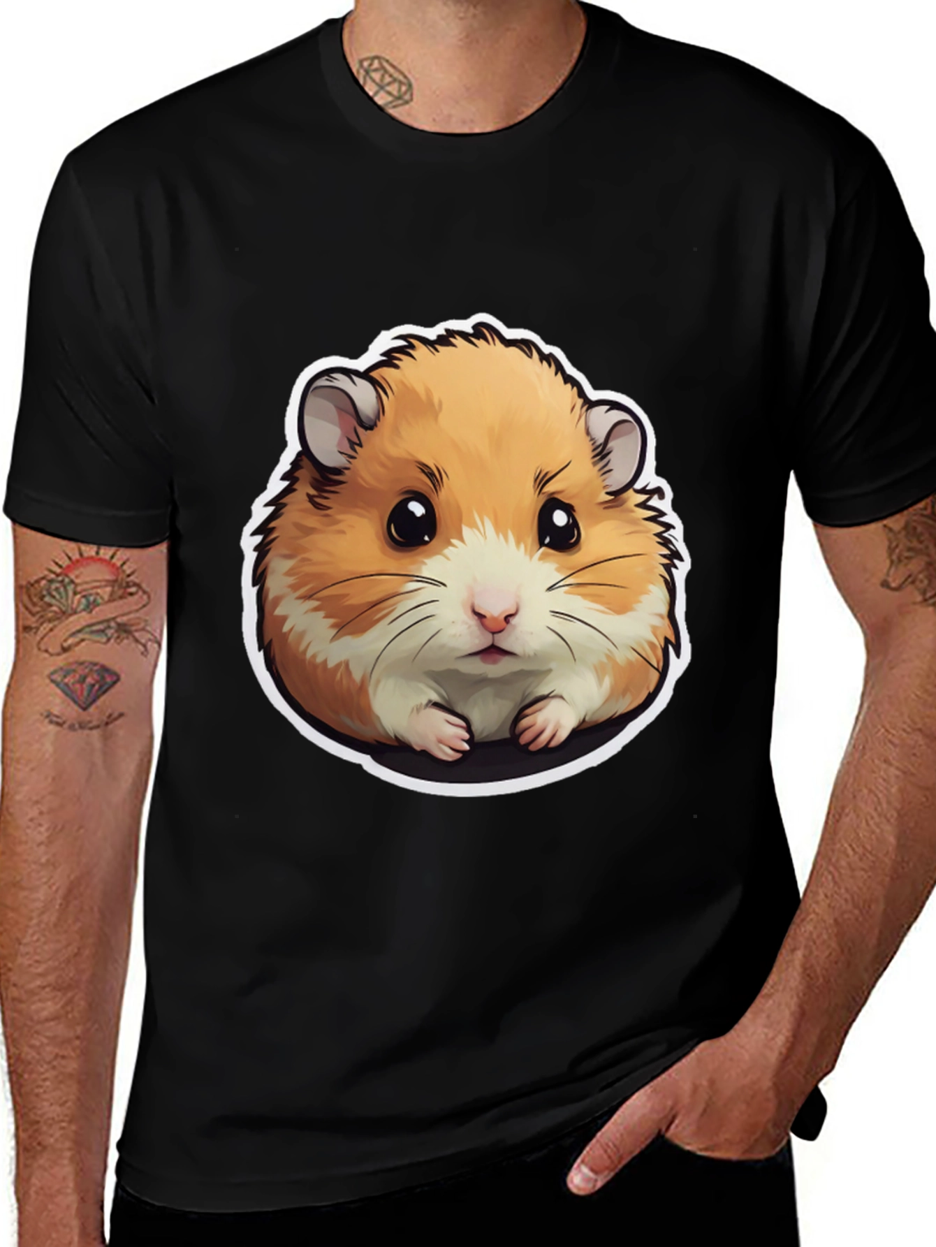 Variant 7 of Hamster Graphic Tee - Cute Animal Lover T-Shirt