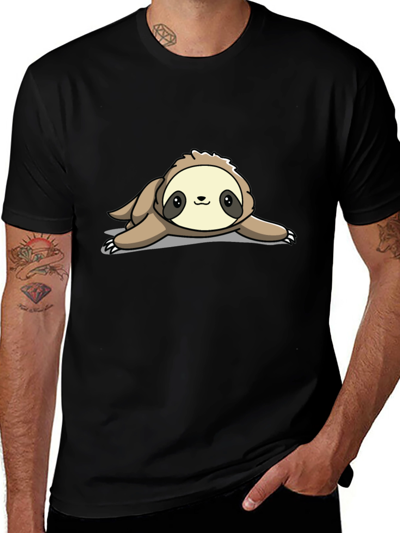 Variant 14 of Cute Sloth T-Shirt - Relaxed & Comfy Tee