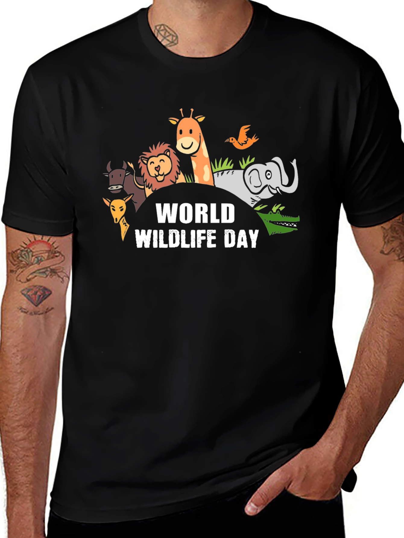 Variant 30 of World Wildlife Day Unisex T-Shirt