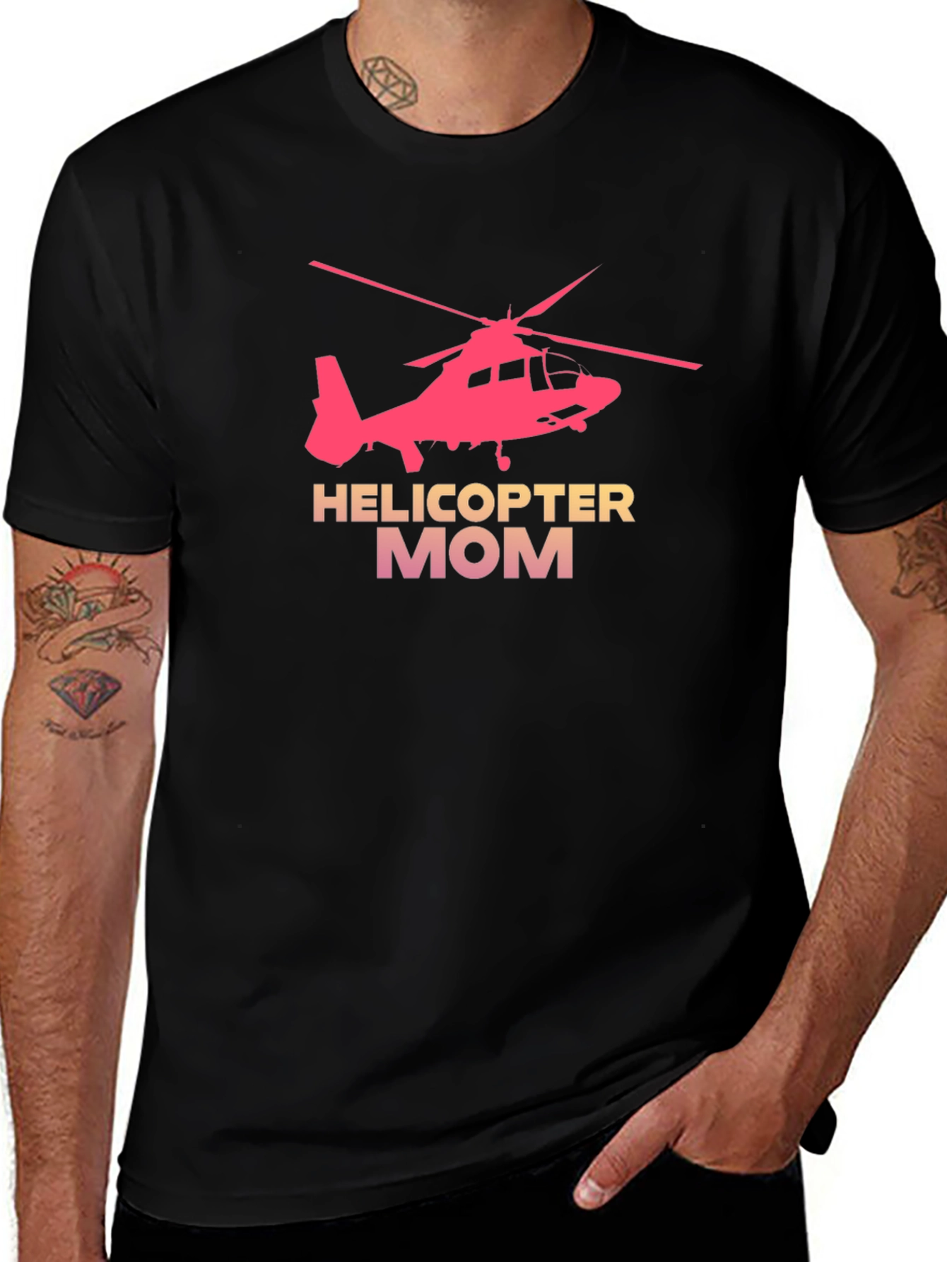 Variant 13 of Helicopter Mom Graphic Tee - Fun Gift