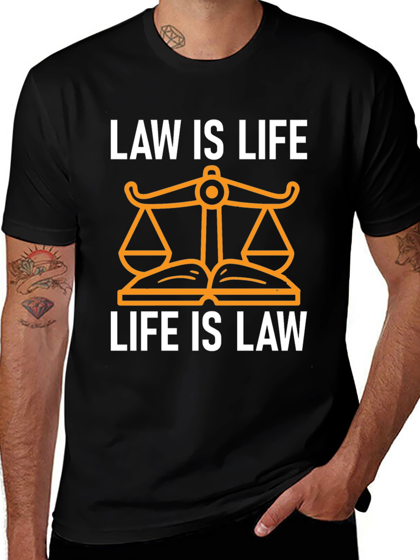 Variant 15 of Law is Life T-Shirt - Attorney Gift